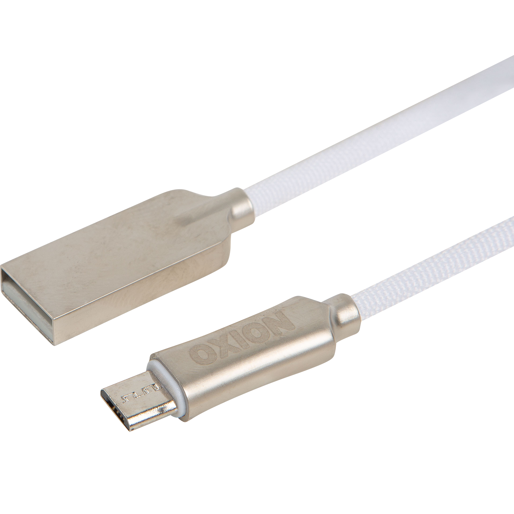 Кабель Oxion USB-micro USB 1 м цвет белый