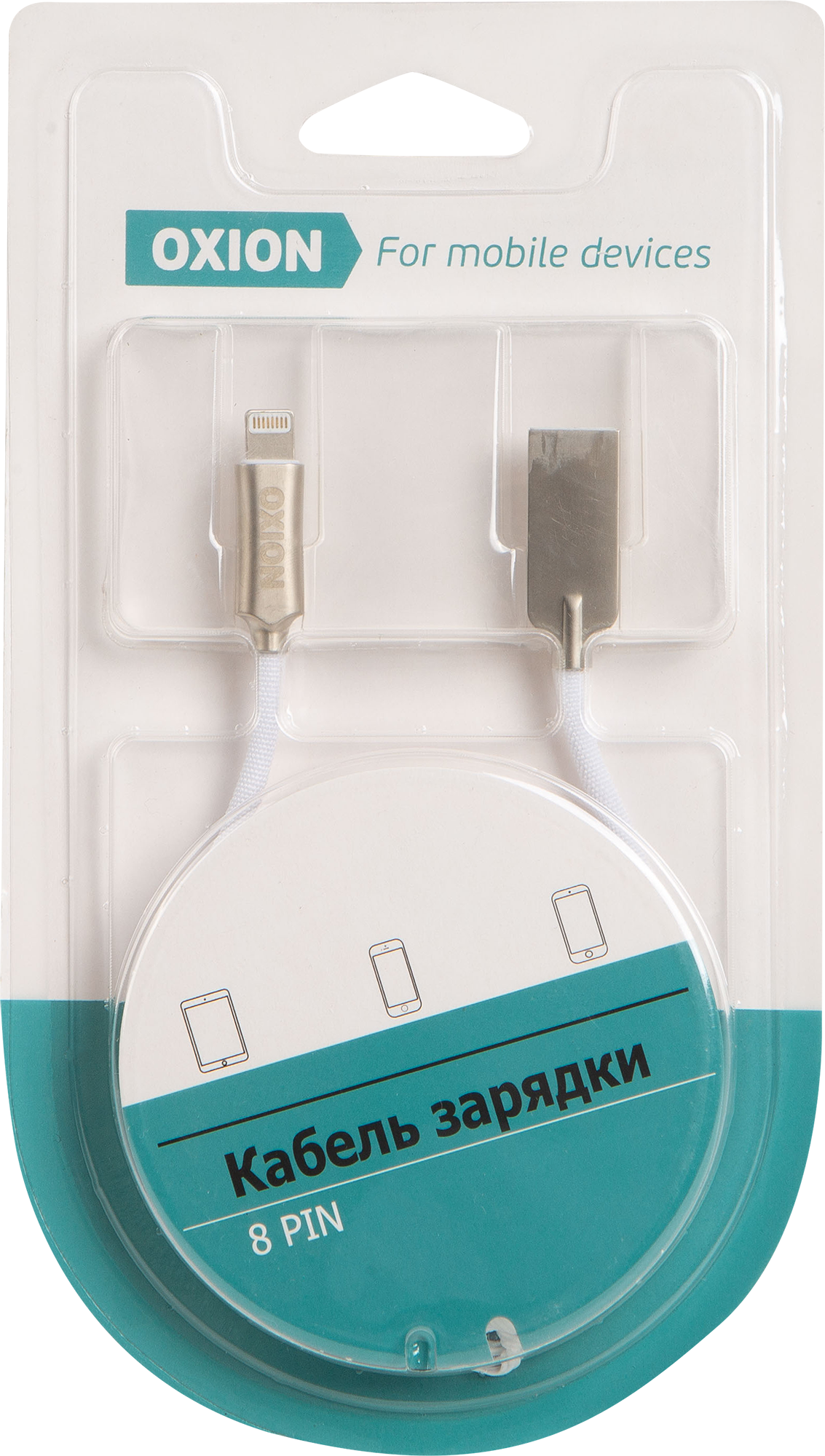 Кабель Oxion USB-Lightning 1 м цвет белый - 2