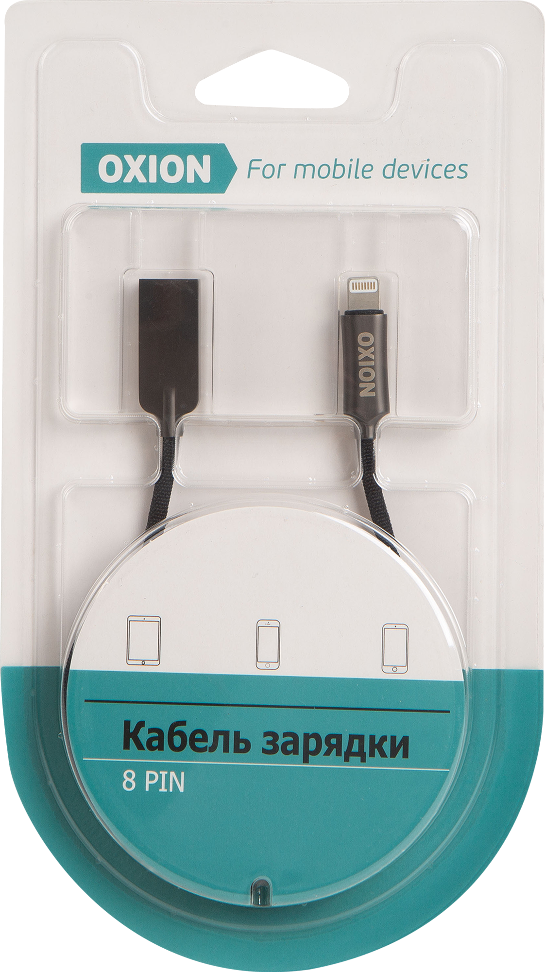 Кабель Oxion USB-Lightning 1 м цвет черный - 2
