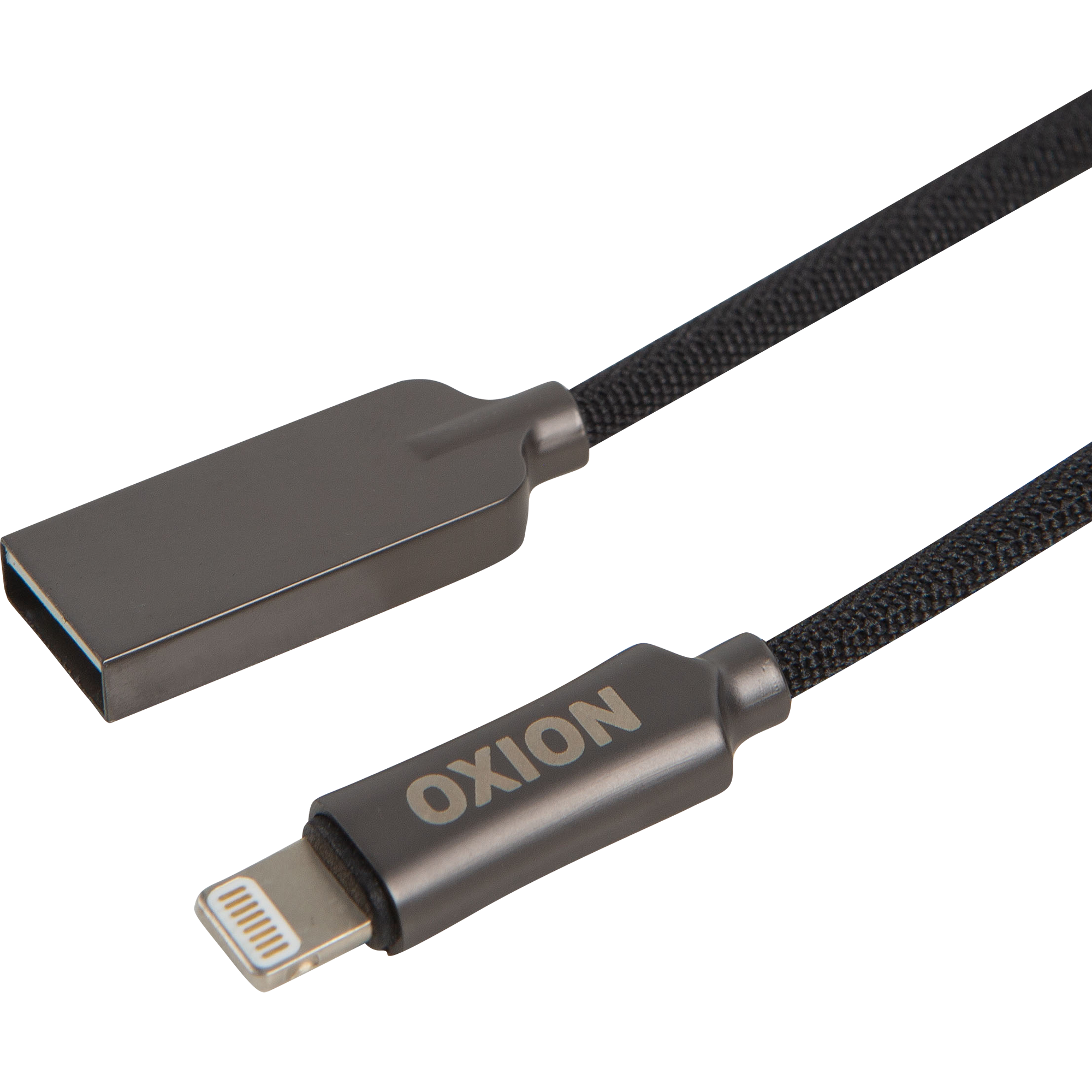 Кабель Oxion USB-Lightning 1 м цвет черный