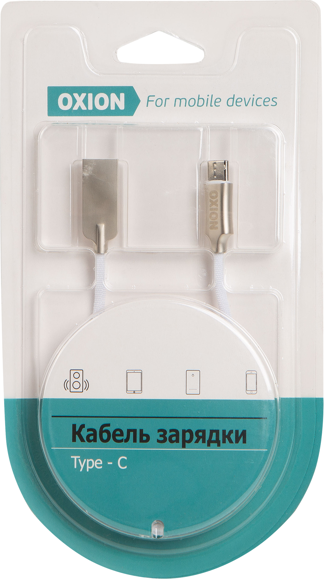 Кабель Oxion USB-Type-C 1 м цвет белый - 2
