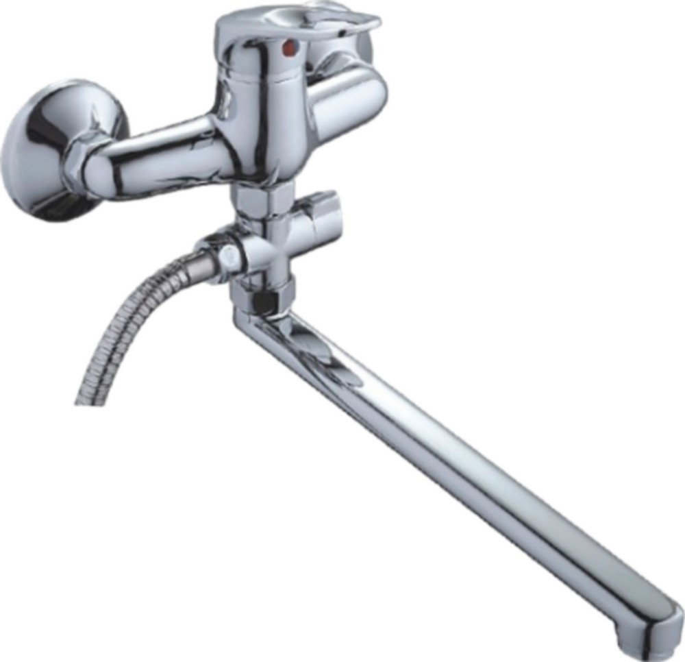 Изображение товара Смеситель Ledeme L2137 для ванны с хромированным покрытием и 30 см изливом