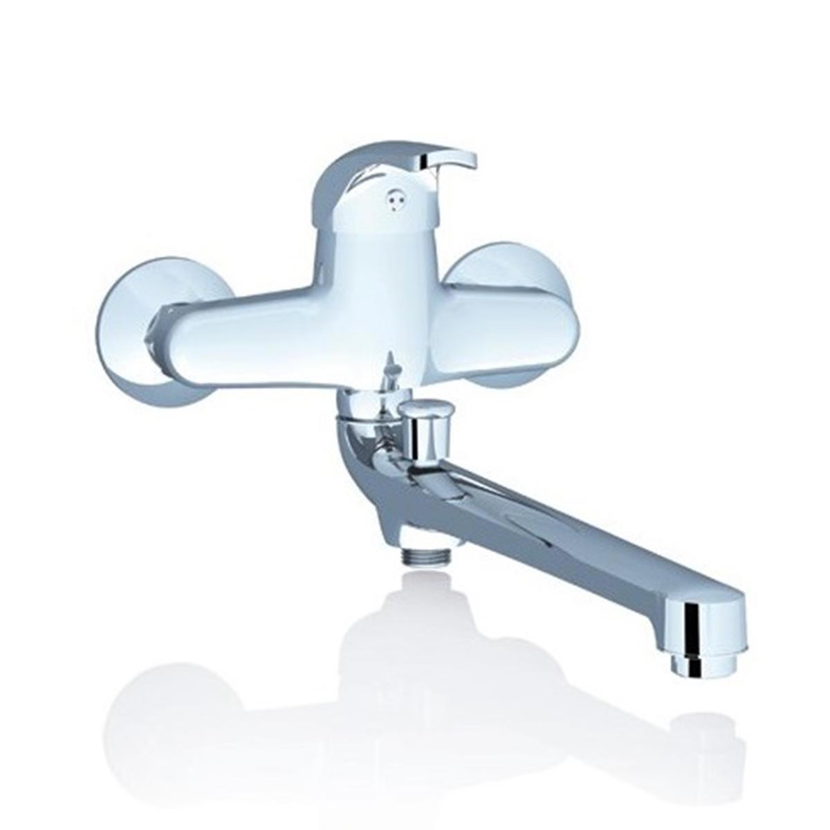 Изображение товара Смеситель для ванны Ravak RS 051.00/150 Rosa настенный серый хром