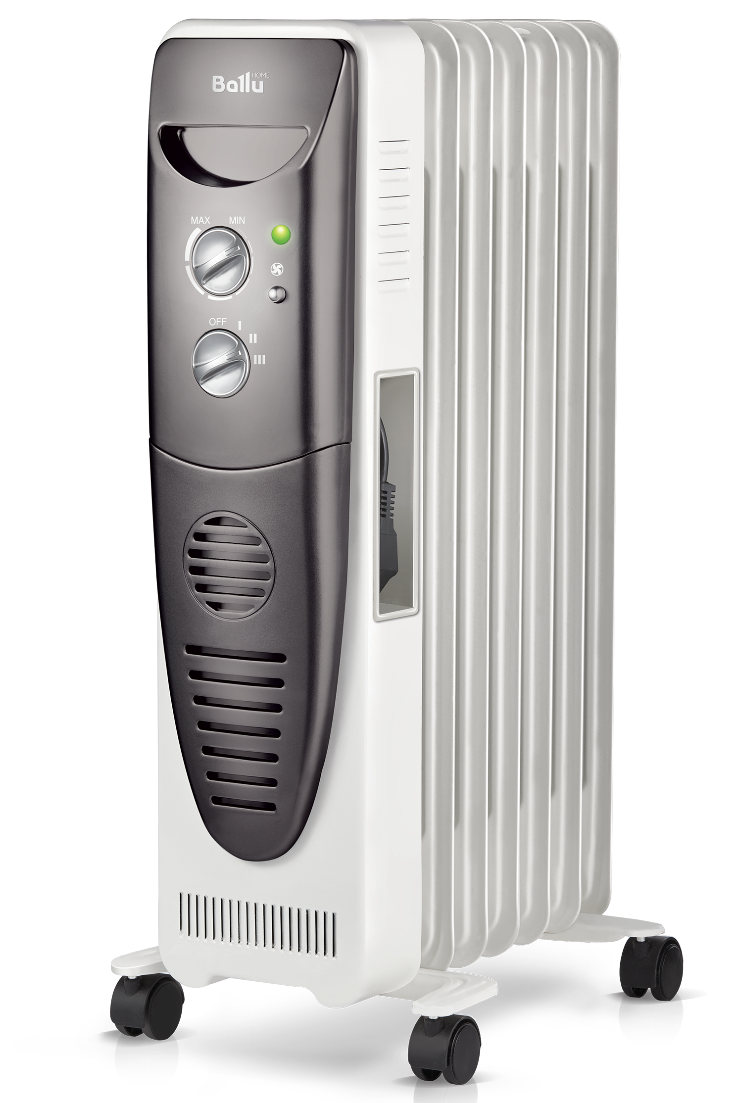 Изображение товара Обогреватель масляный Ballu BOH TB-07FH 1900 Вт 7 секций белый