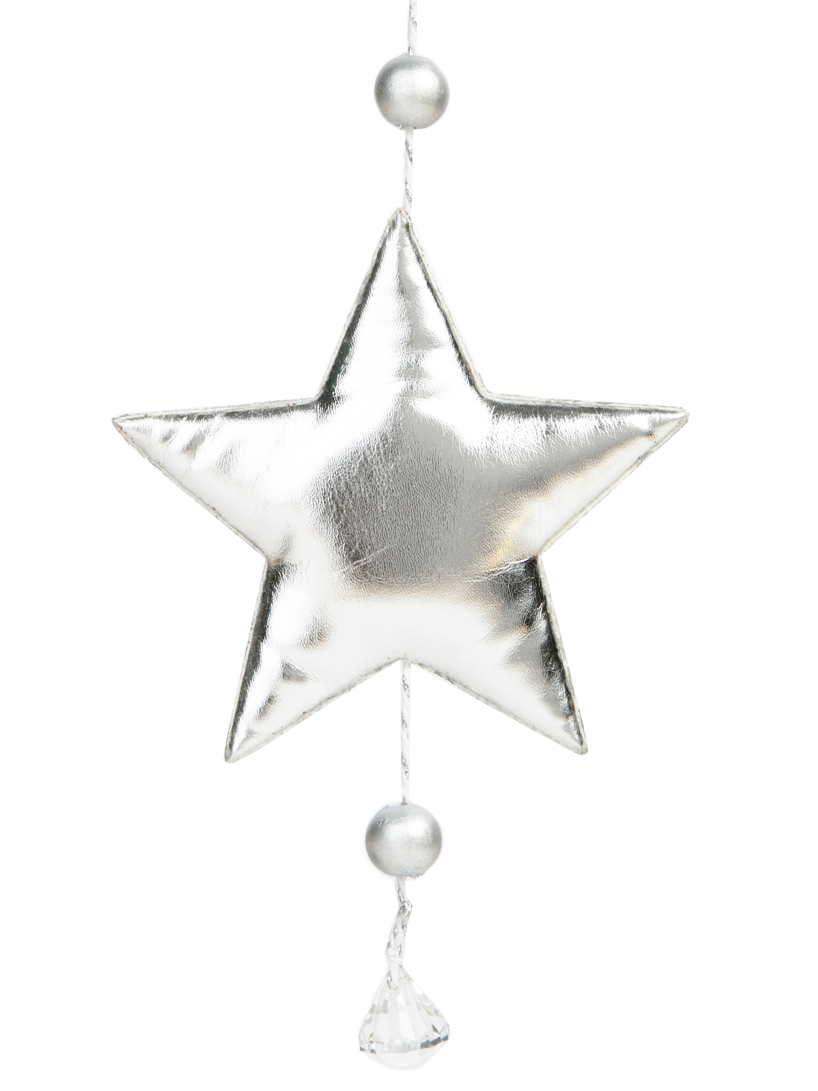 Изображение товара Ёлочное украшение «Звездочка» 28 см цвет серебристый