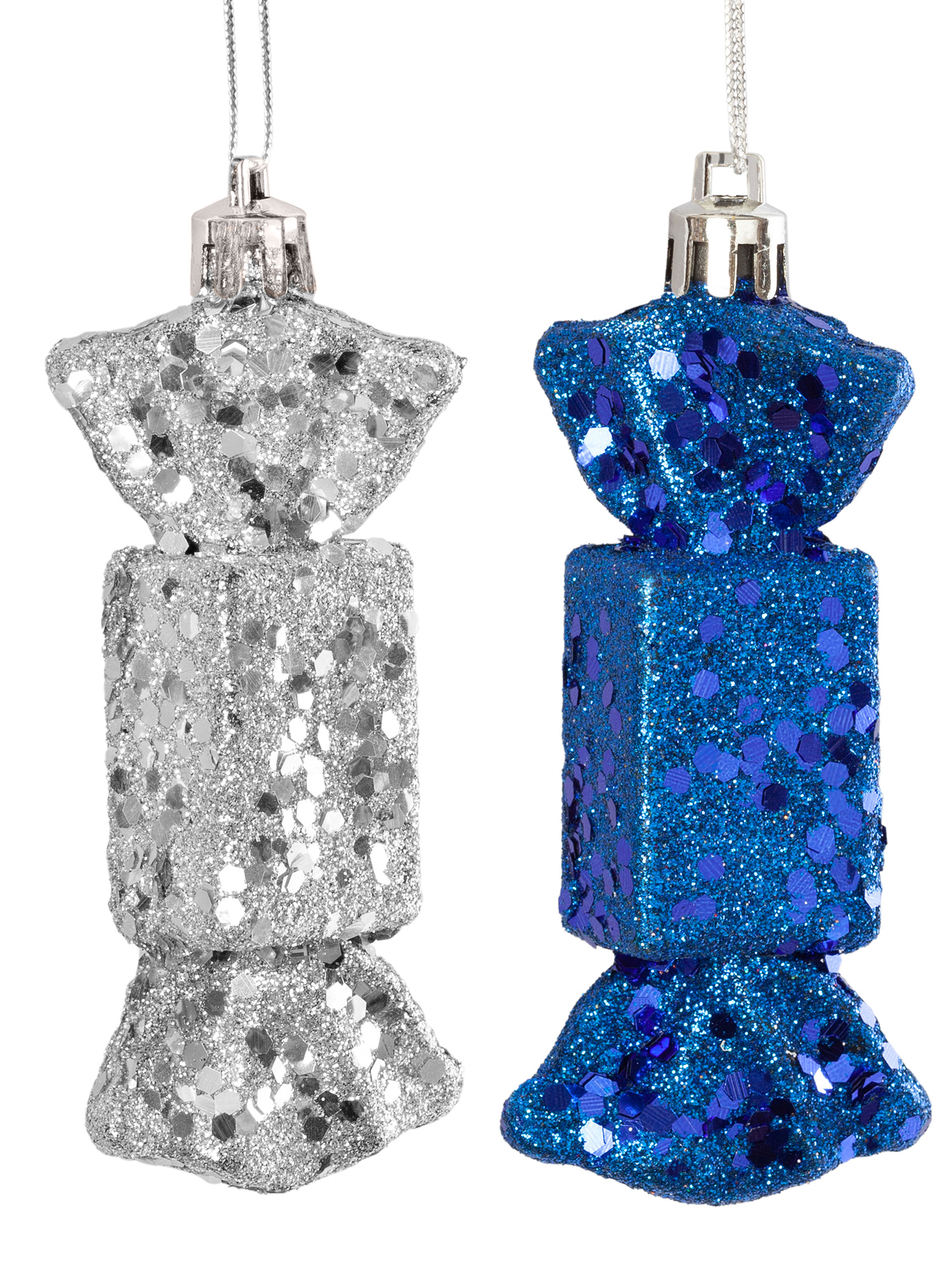 Изображение товара Ёлочное украшение Конфета 2,5х1,8х9 см для новогоднего декора