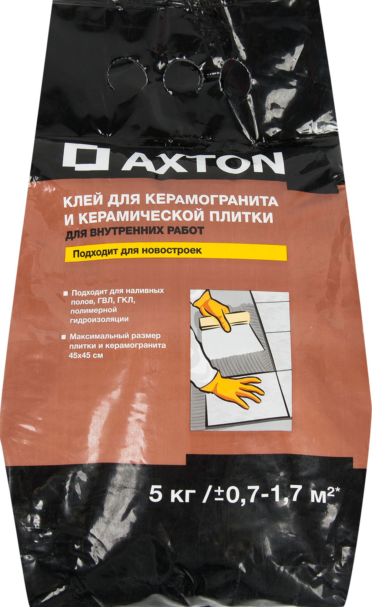 Изображение товара Клей для керамогранита Axton 5 кг для внутренней облицовки