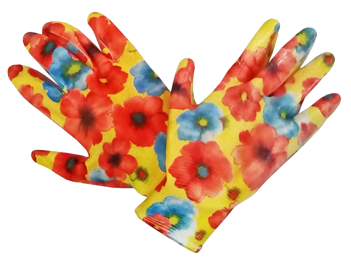 Изображение товара Перчатки садовые GARDEN FLOWERS GF-PN-03М размер М