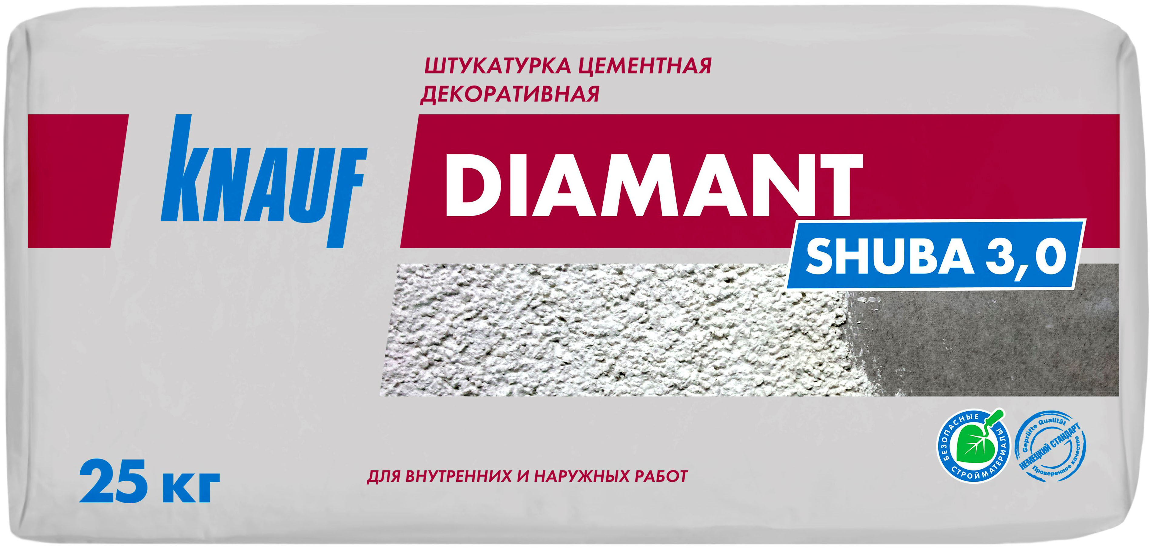 Изображение товара Штукатурка декоративная Knauf Диамант шуба 3.0 мм 25 кг