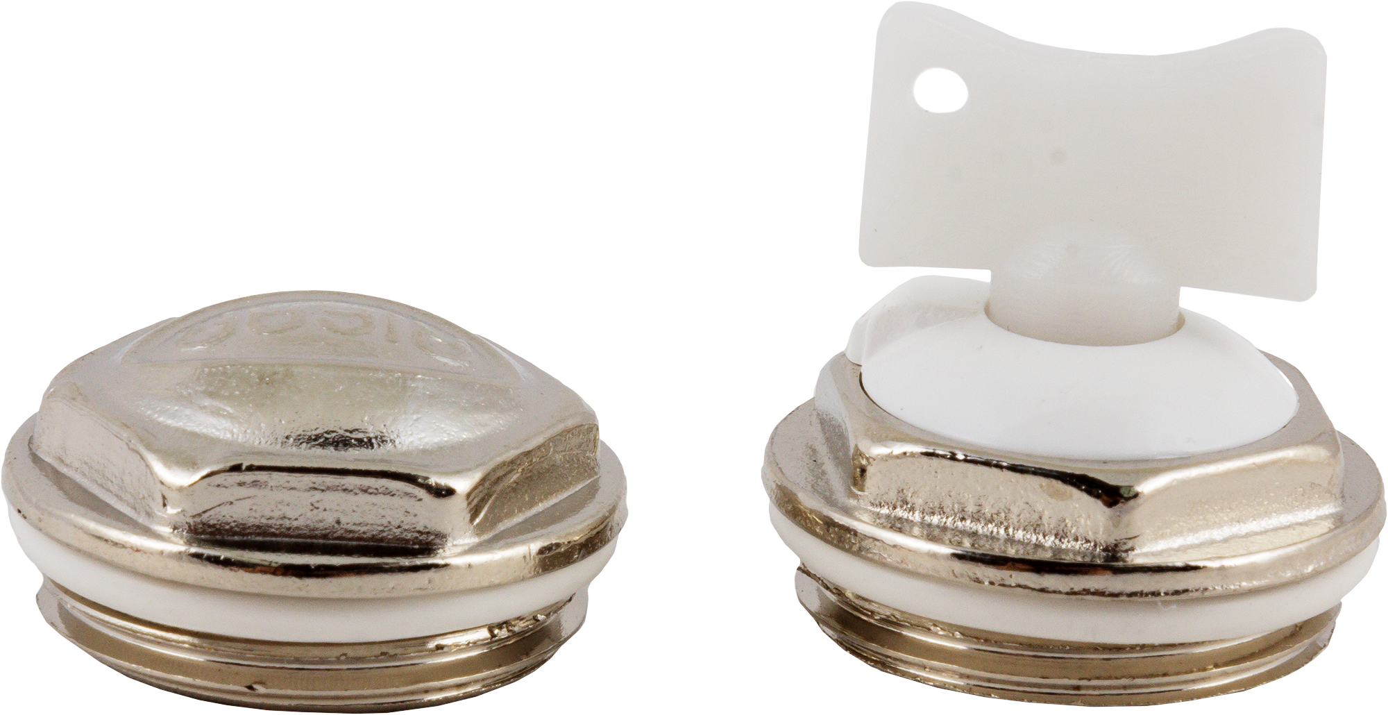 Изображение товара Монтажный комплект для радиатора Rifar Monolit Supremo 3/4 латунь серебристый 2 шт