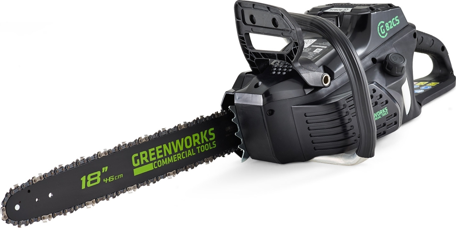 Изображение товара Пила аккумуляторная Greenworks 2001607UA 40 В 45 см АКБ и ЗУ в комплекте