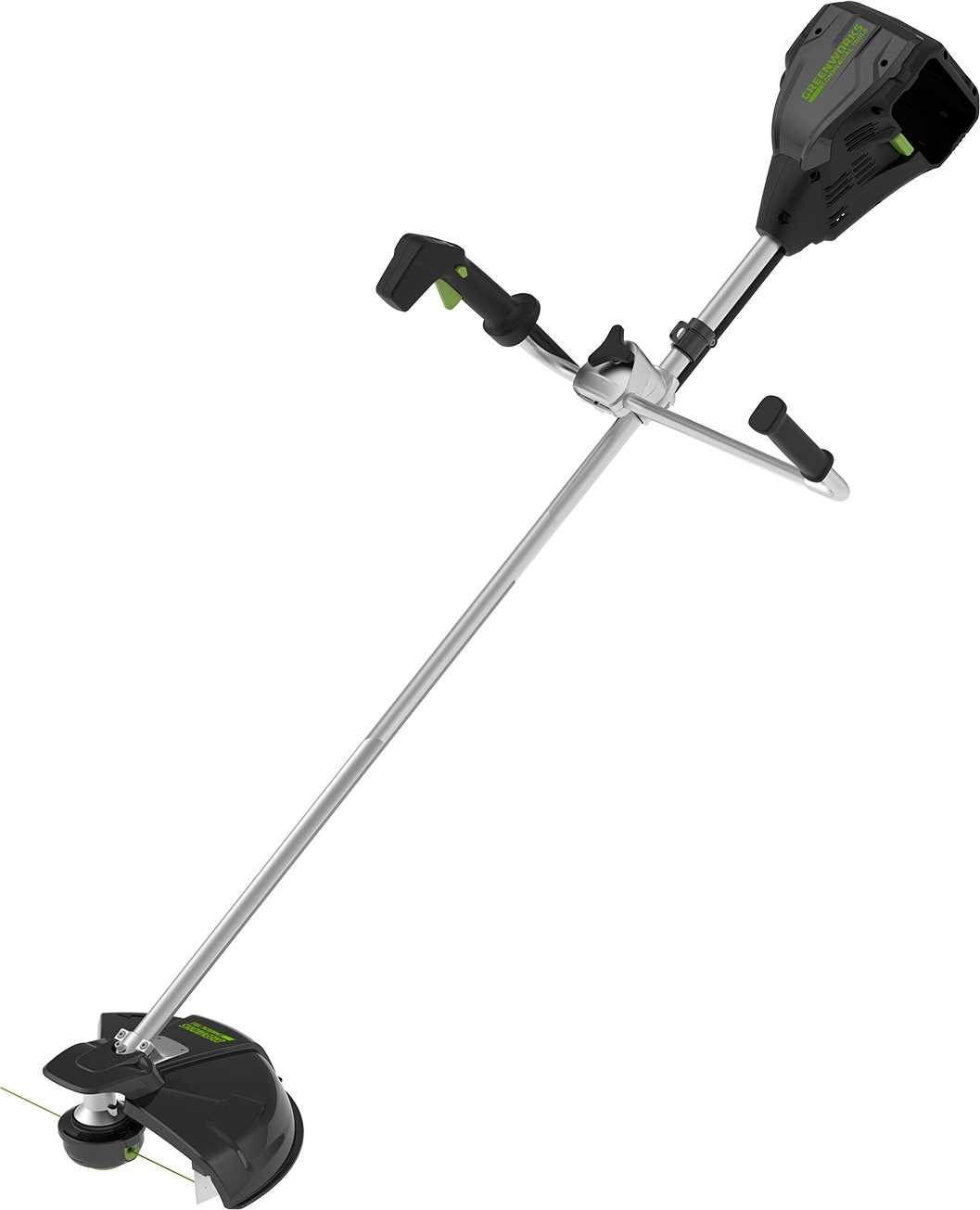 Изображение товара Аккумуляторный триммер GreenWorks 2103107UA 54 В с аккумулятором и зарядным