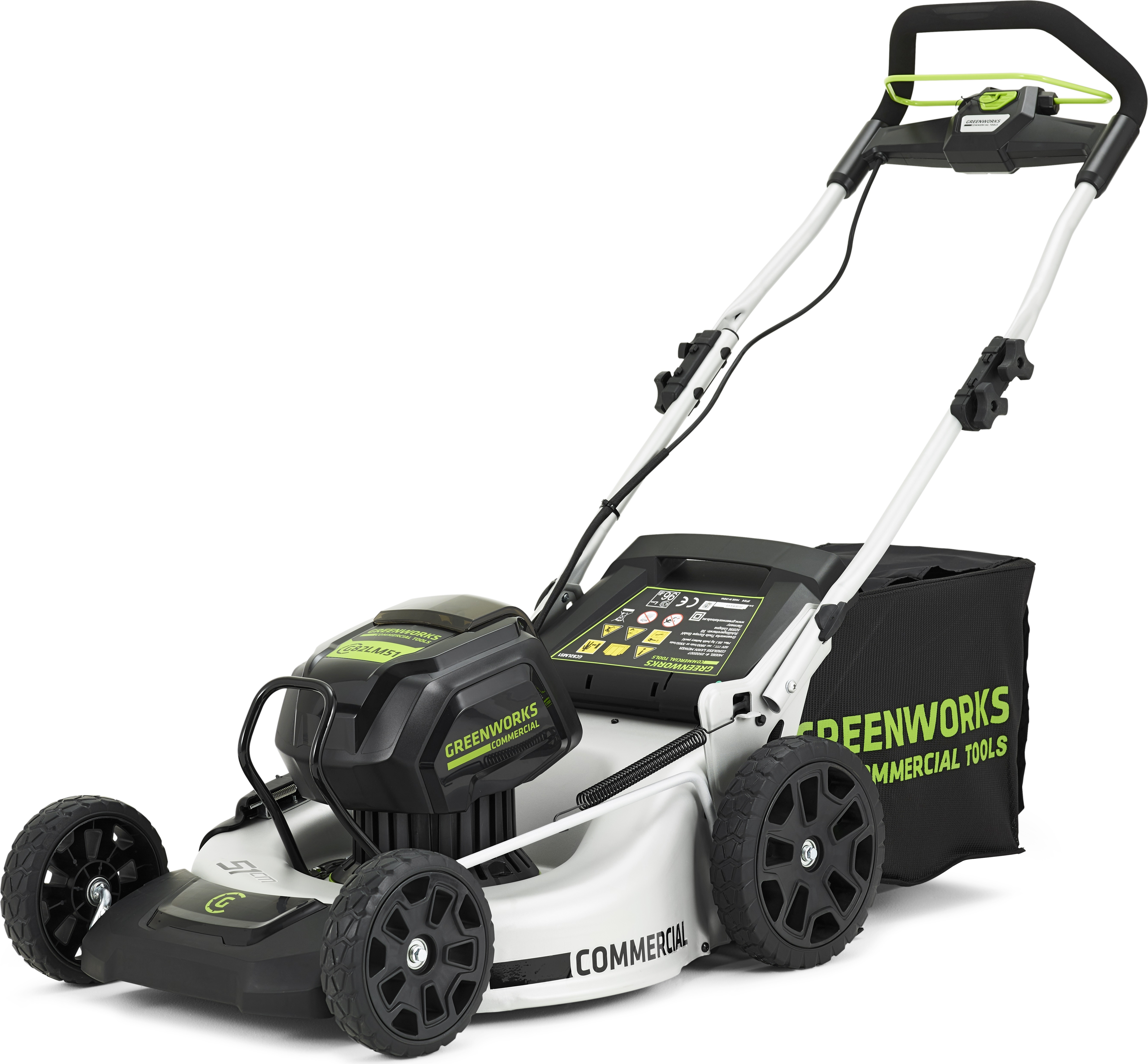 Изображение товара Газонокосилка аккумуляторная бесщеточная GreenWorks GC82LM51 82 В 51 см АКБ и ЗУ не входит в комплект