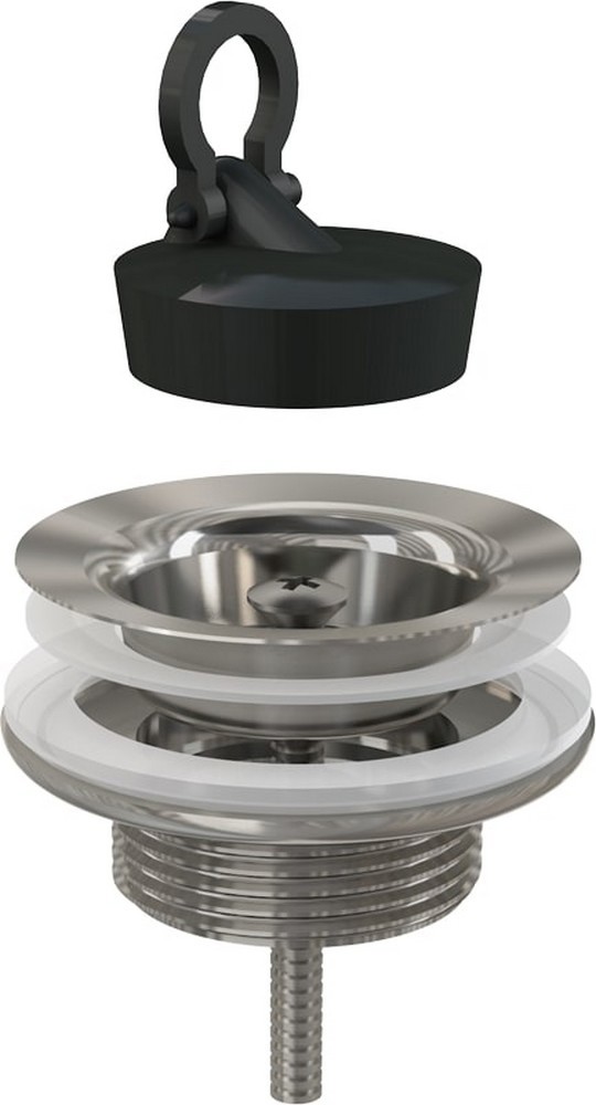 Изображение товара Водослив для умывальника AlcaPlast 5/4" цельнометаллический A439