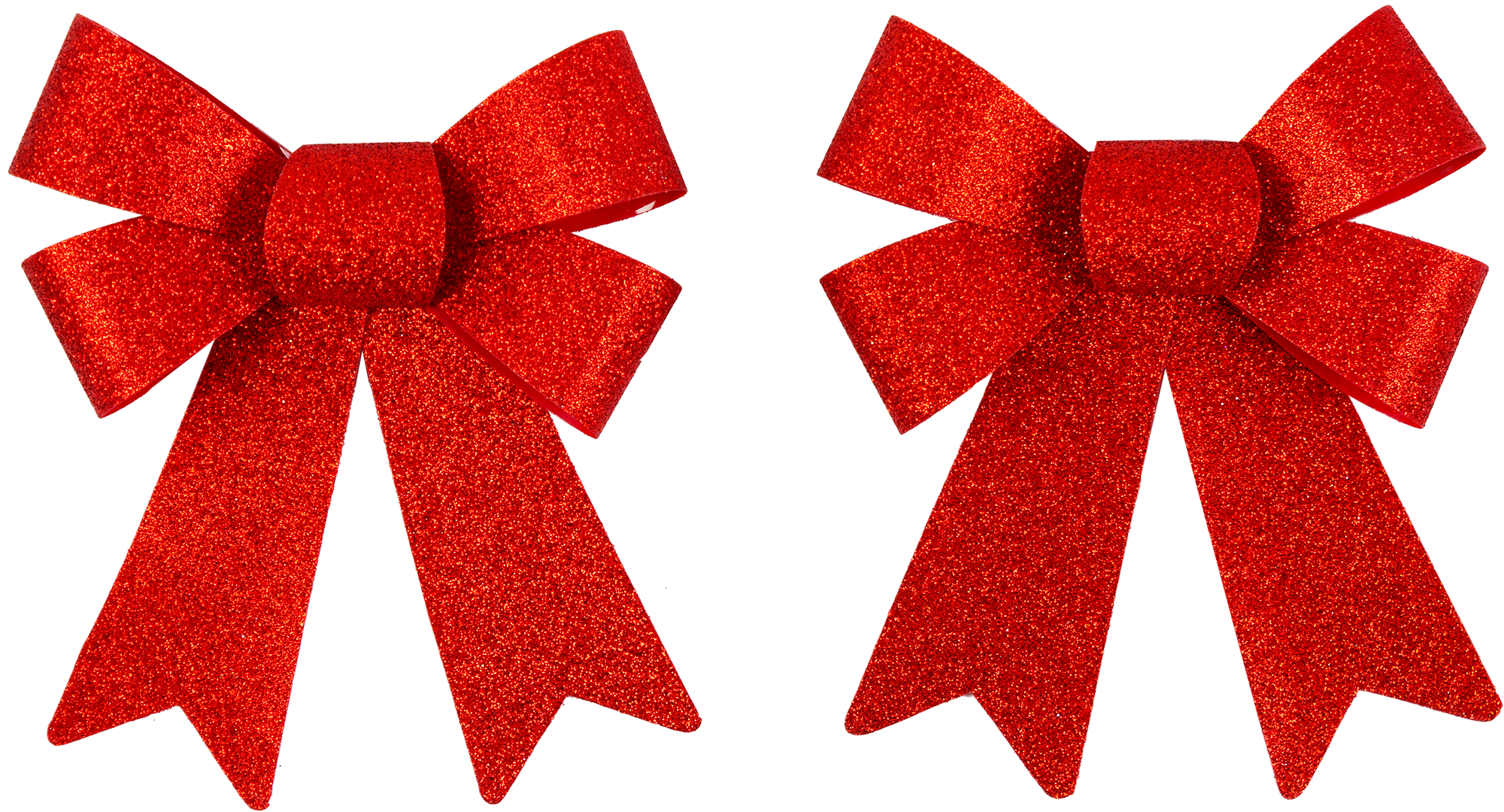 Изображение товара Набор ёлочных украшений Банты из парчи 2 шт 15,5 см текстиль интерьер декор