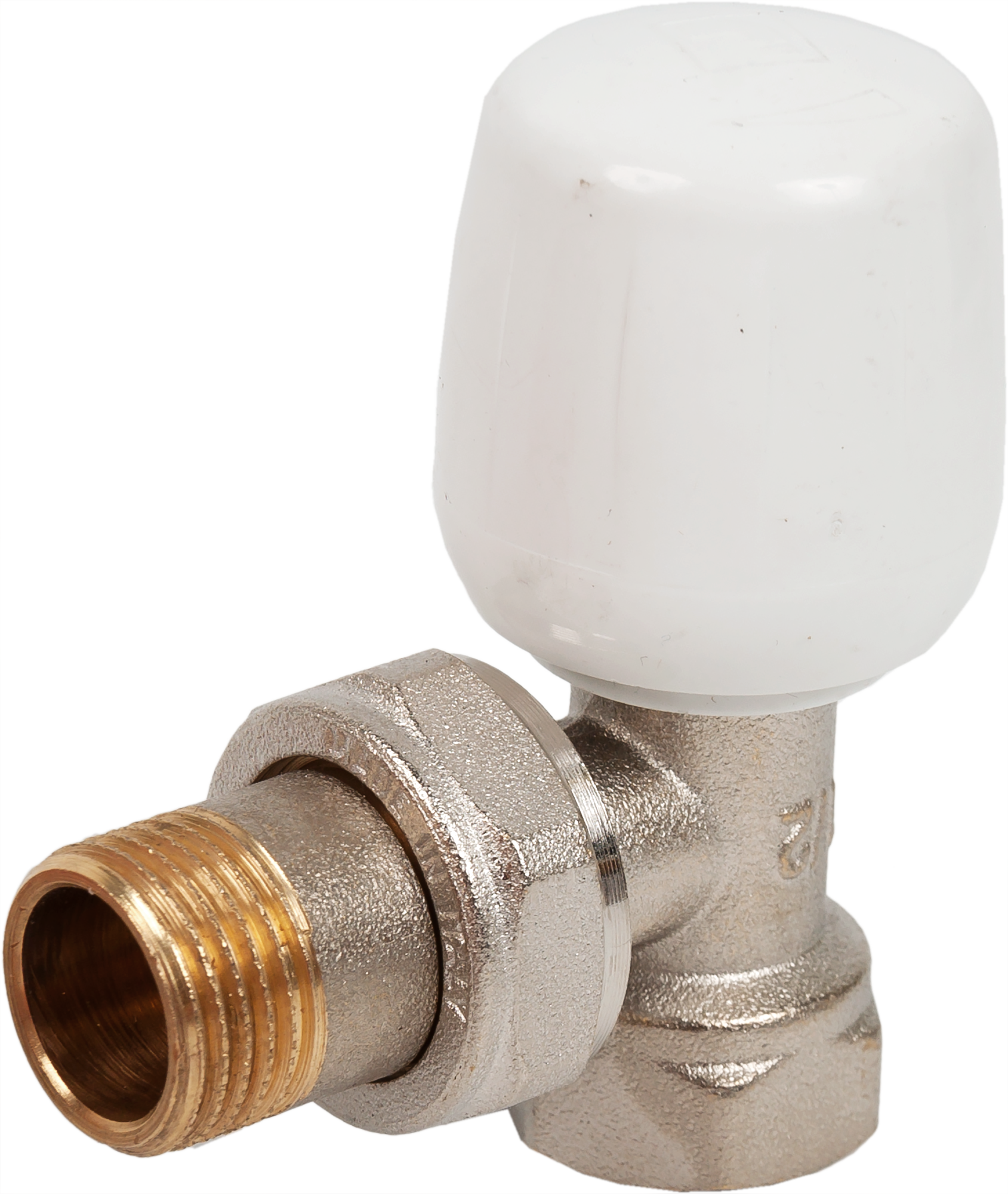 Изображение товара Вентиль для радиатора угловой ITAP 1/2" с никелированным покрытием