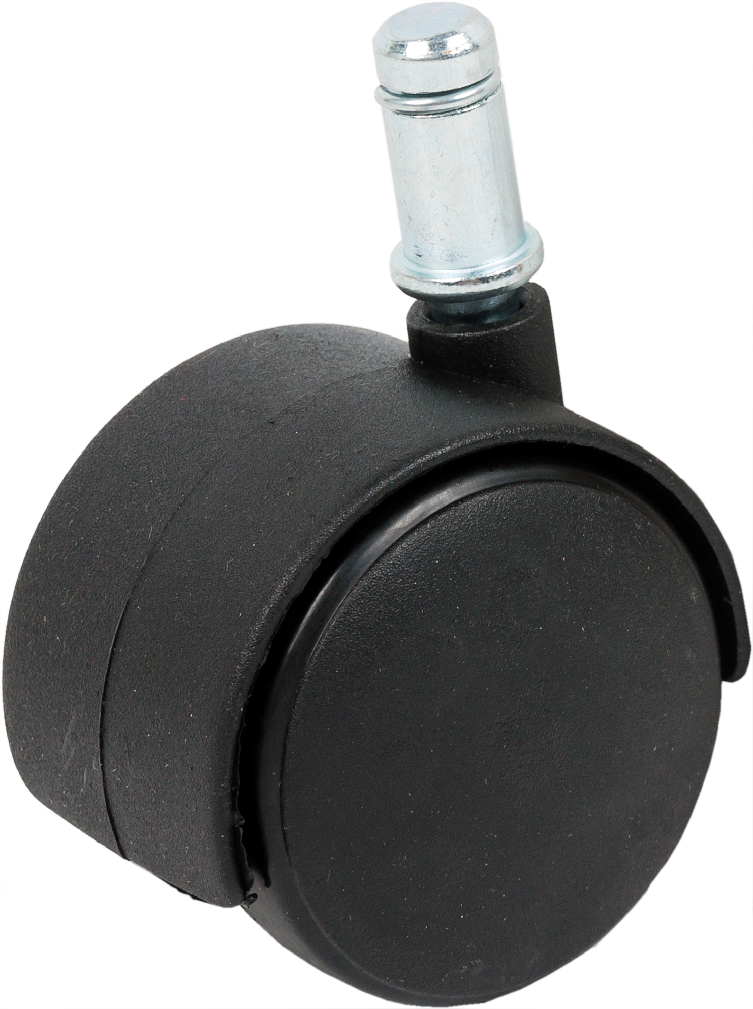 Колесо для мебели поворотное без тормоза 50 мм максимальная нагрузка 50 кг цвет чёрный