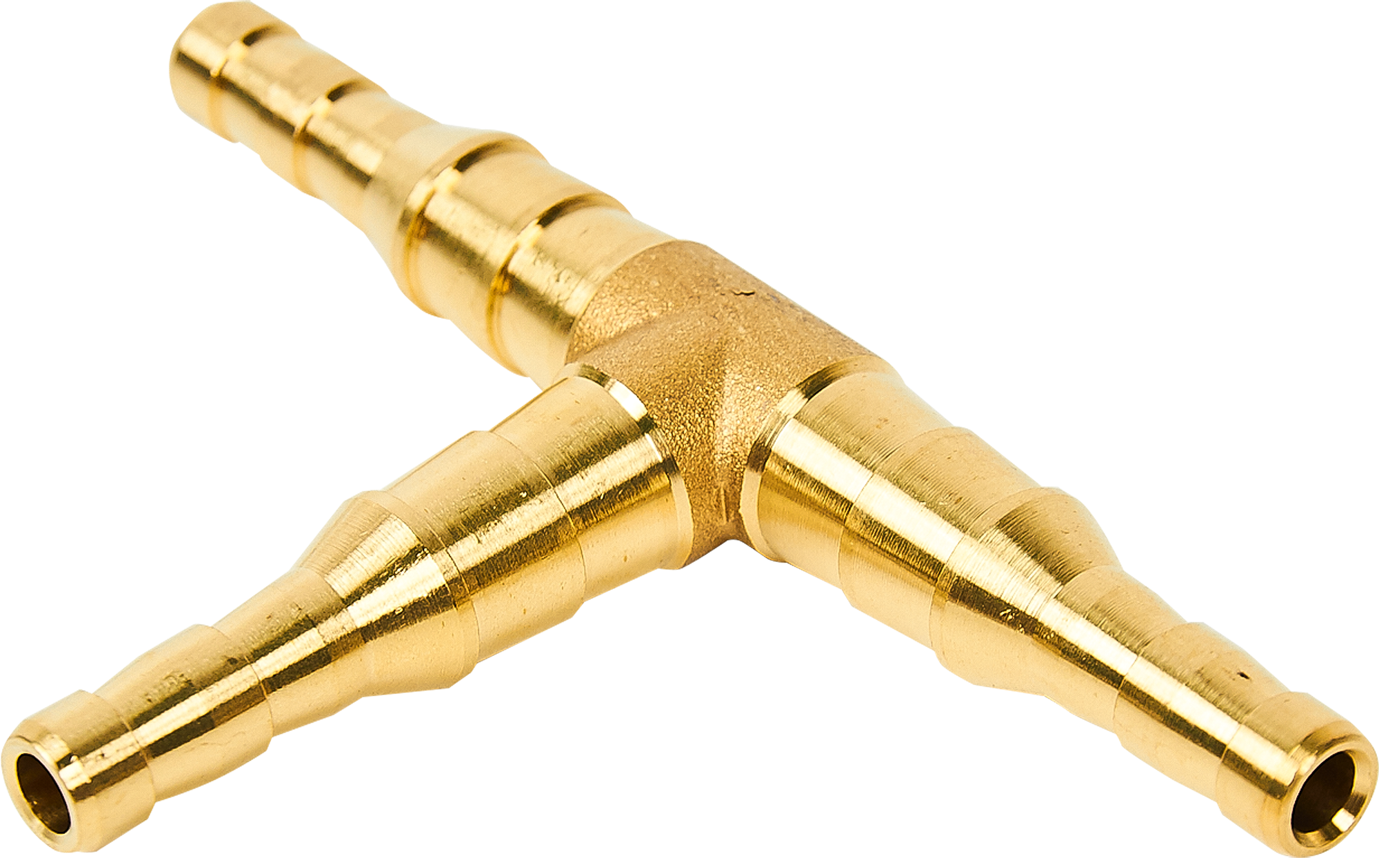 Штуцер тройник газовый Vaxt для шланга 6x9 мм латунь