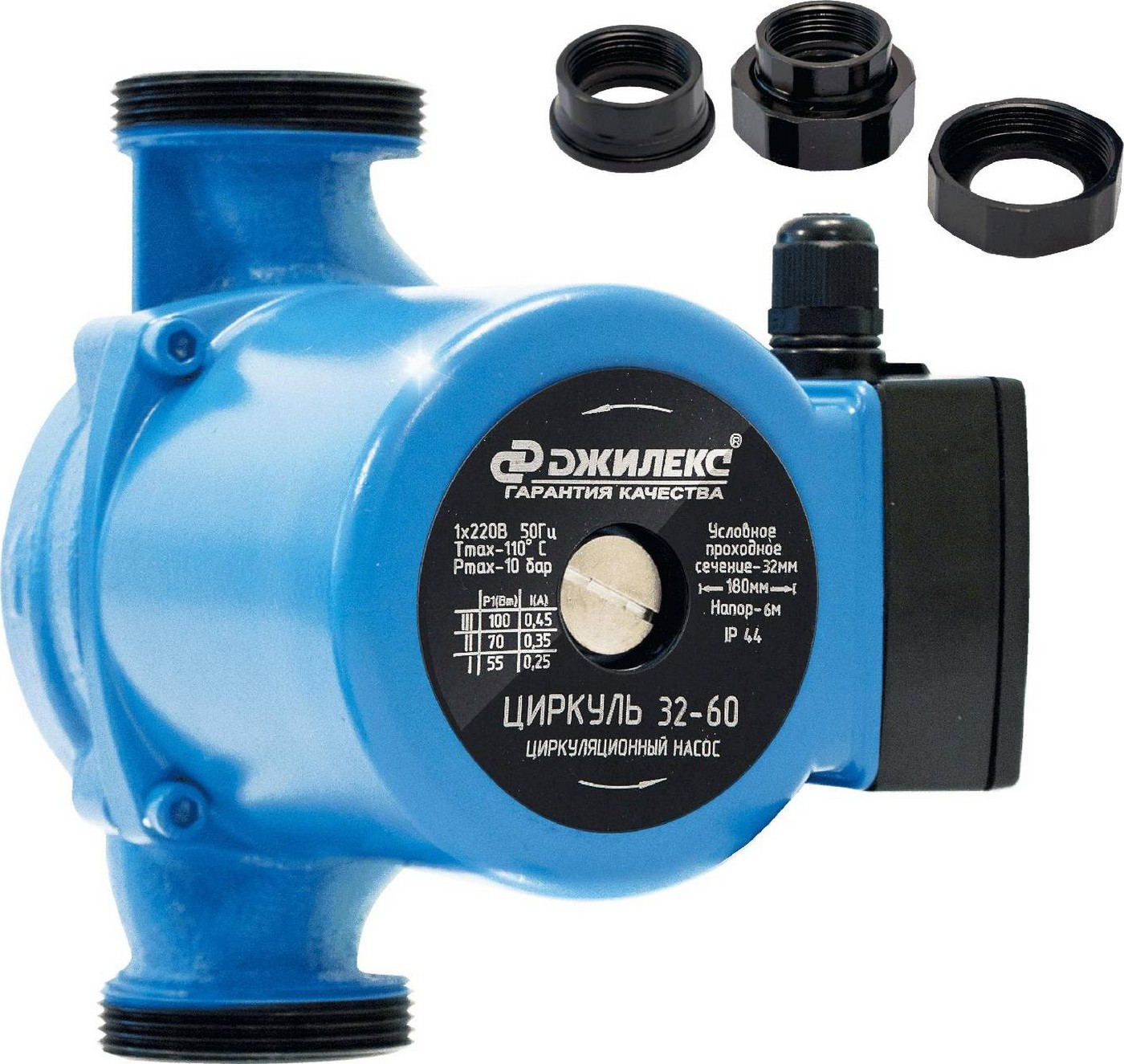 Изображение товара Джилекс Циркуль 32/60 - циркуляционный насос для отопления, 100Вт, 1. 92 м3/ч