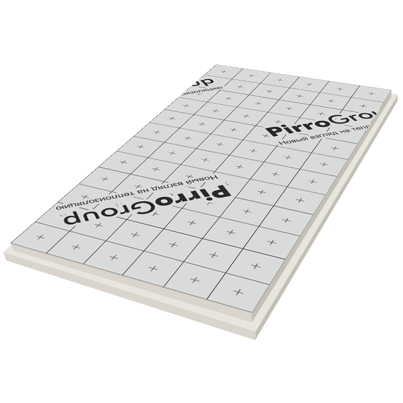 Изображение товара Теплоизоляционная PIR-плита 80 мм PIRROGROUP Universal 585х1185 мм 0.693 м²