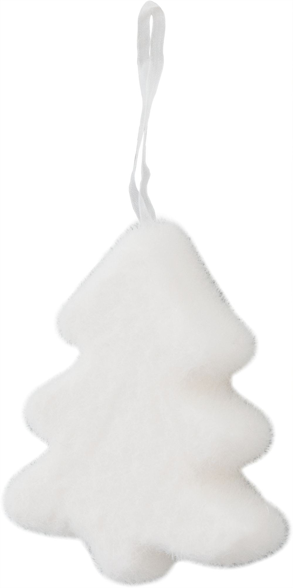 Изображение товара Набор ёлочных украшений «Ёлочки» 9 см цвет белый, 3 шт.