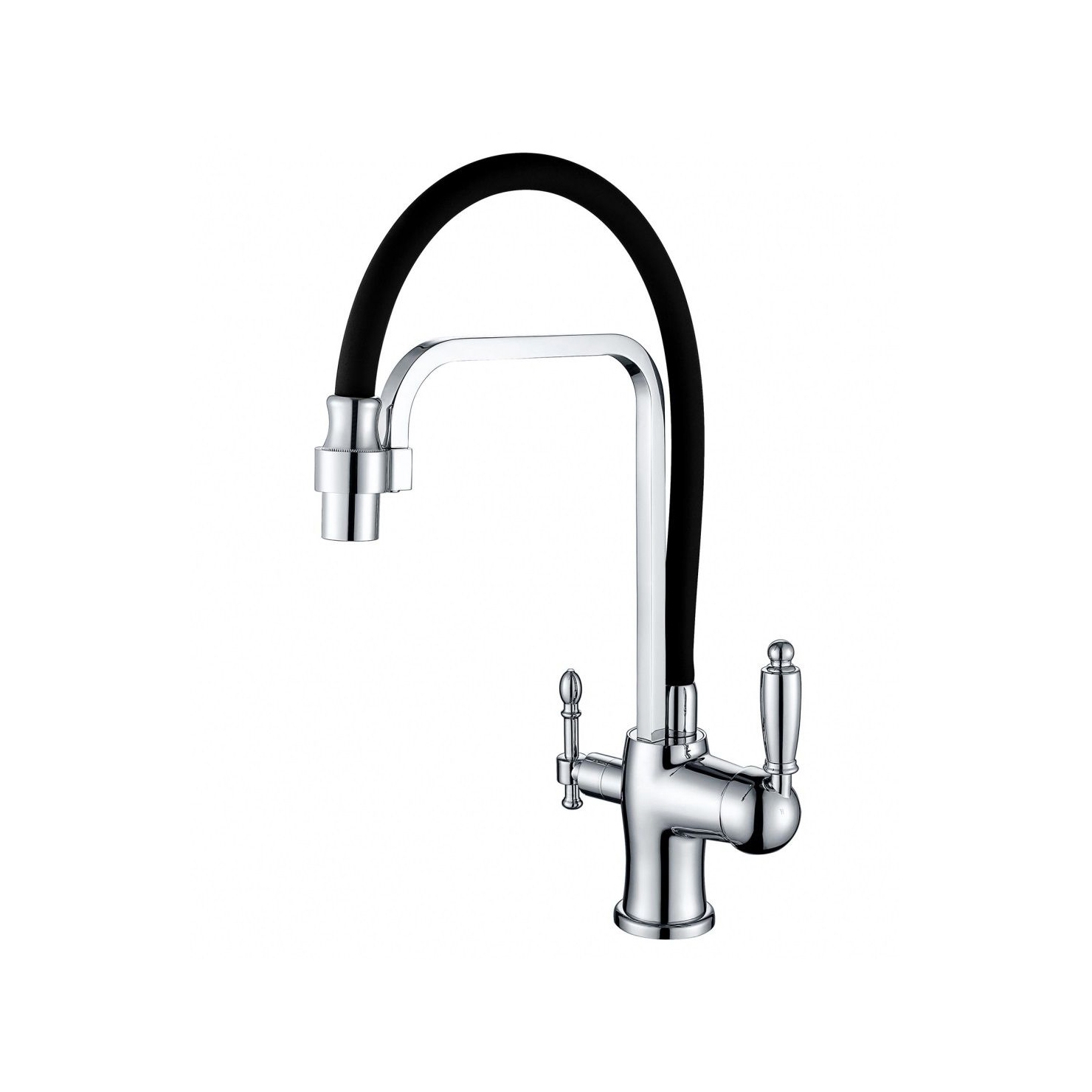 Изображение товара ZORG SANITARY ZR 342-6 YF — смеситель кухонный двухканальный 2 в 1