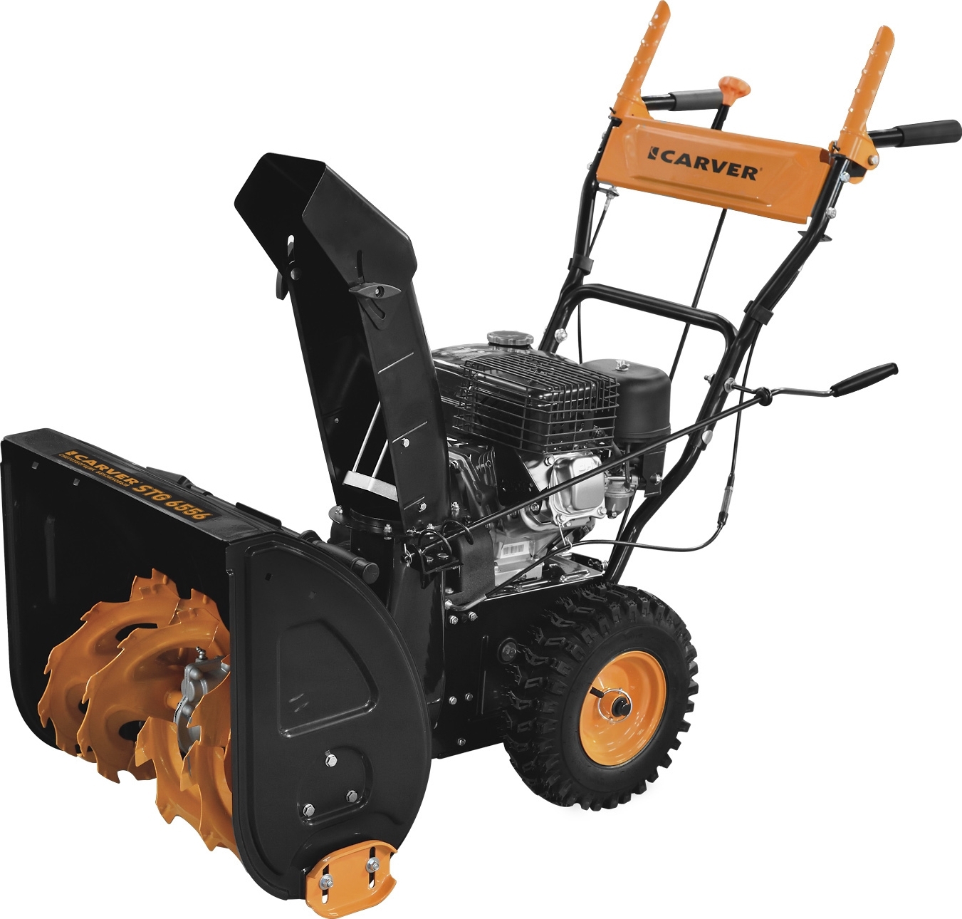 Изображение товара Бензиновый снегоуборщик Carver STG 6556, 7 л.с., 56 см, доставка