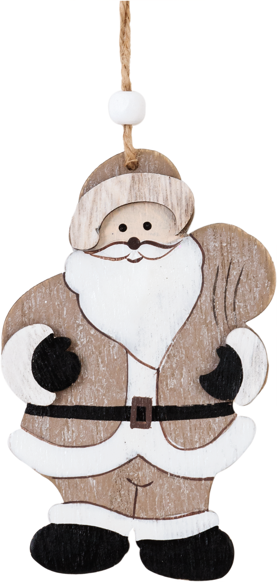 Изображение товара Украшение ёлочное «Санта» 12.5 см дерево