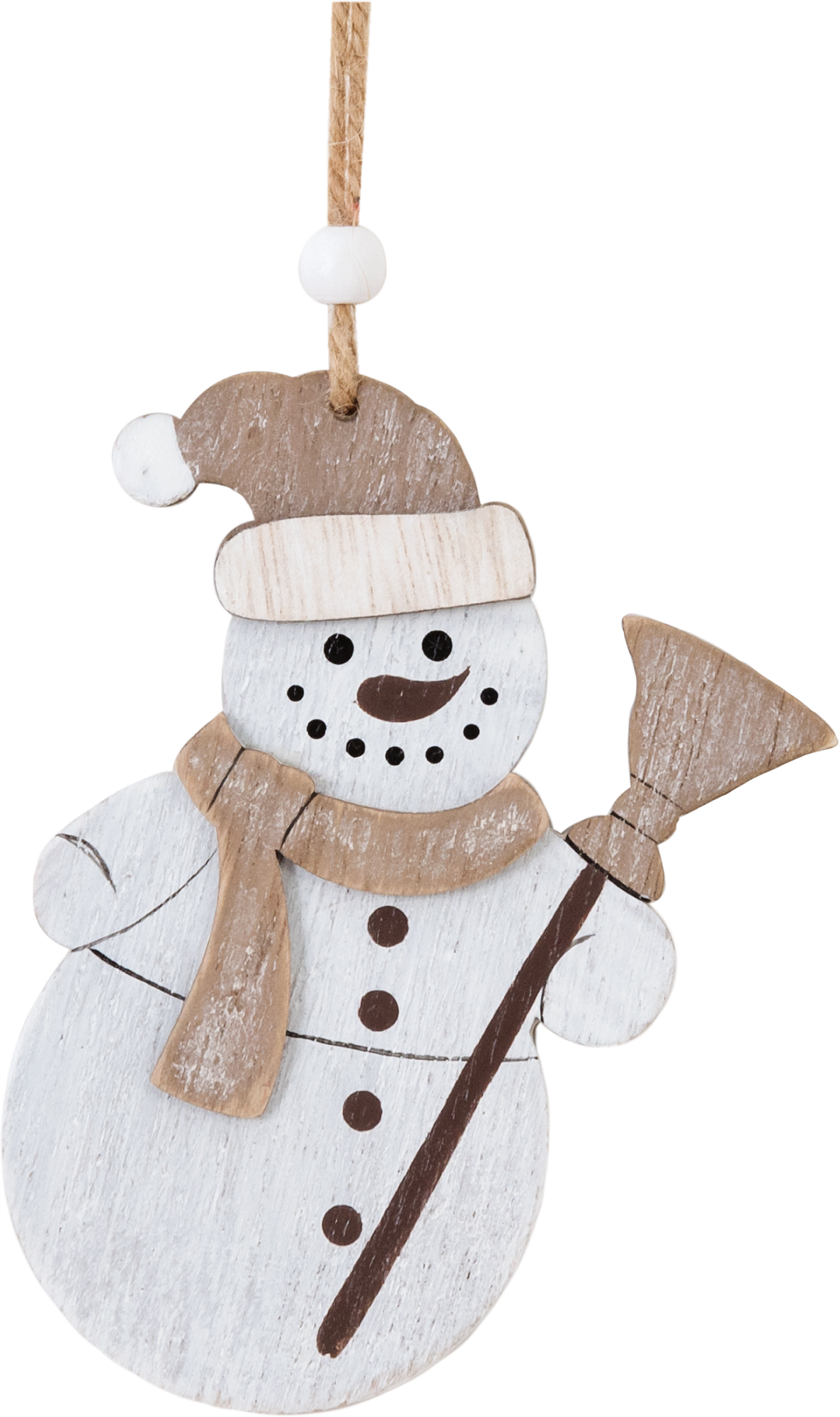 Изображение товара Украшение ёлочное «Снеговик» 13 см дерево