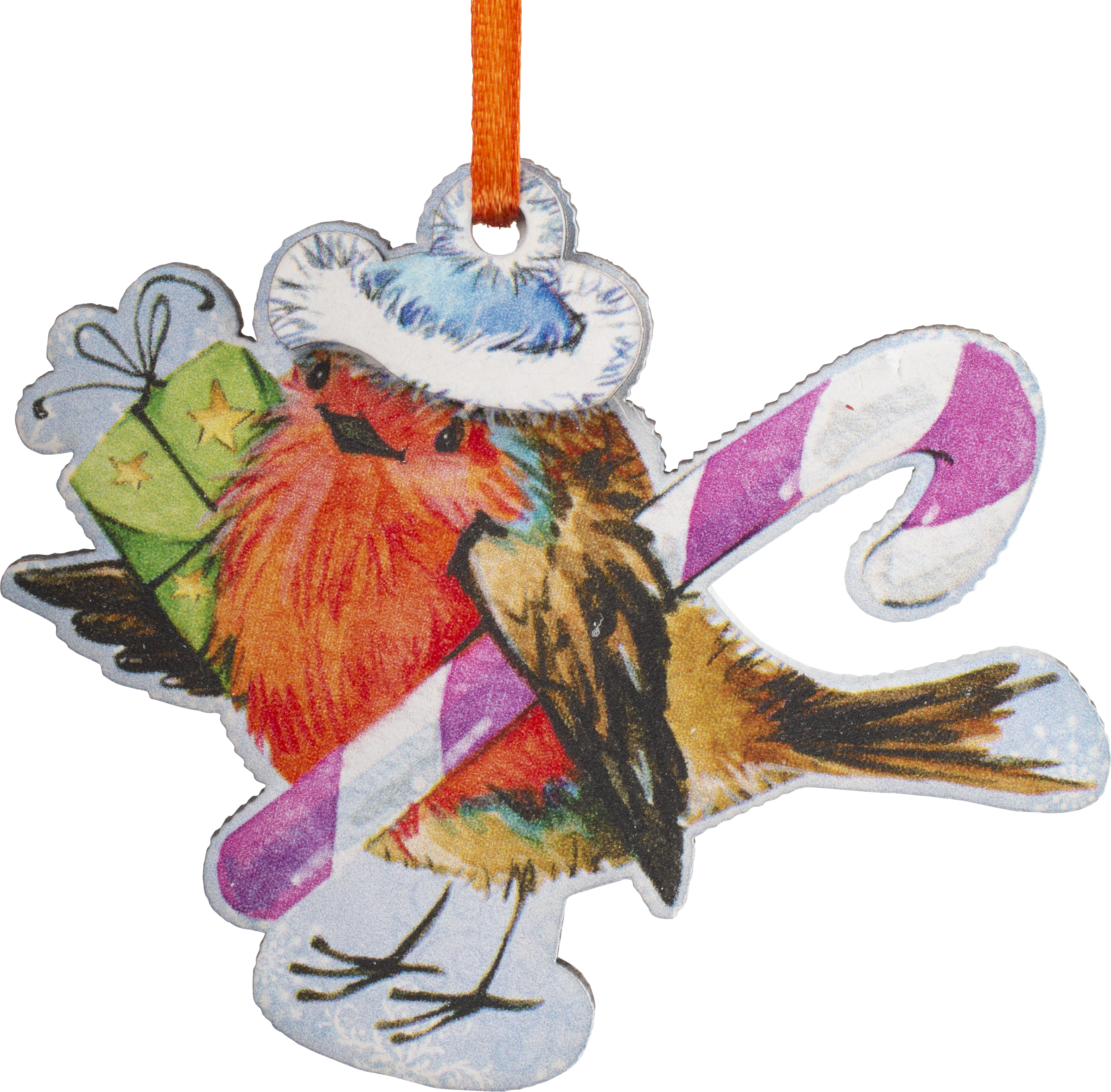 Изображение товара Украшение новогоднее «Птичка», 7.2 см, фанера