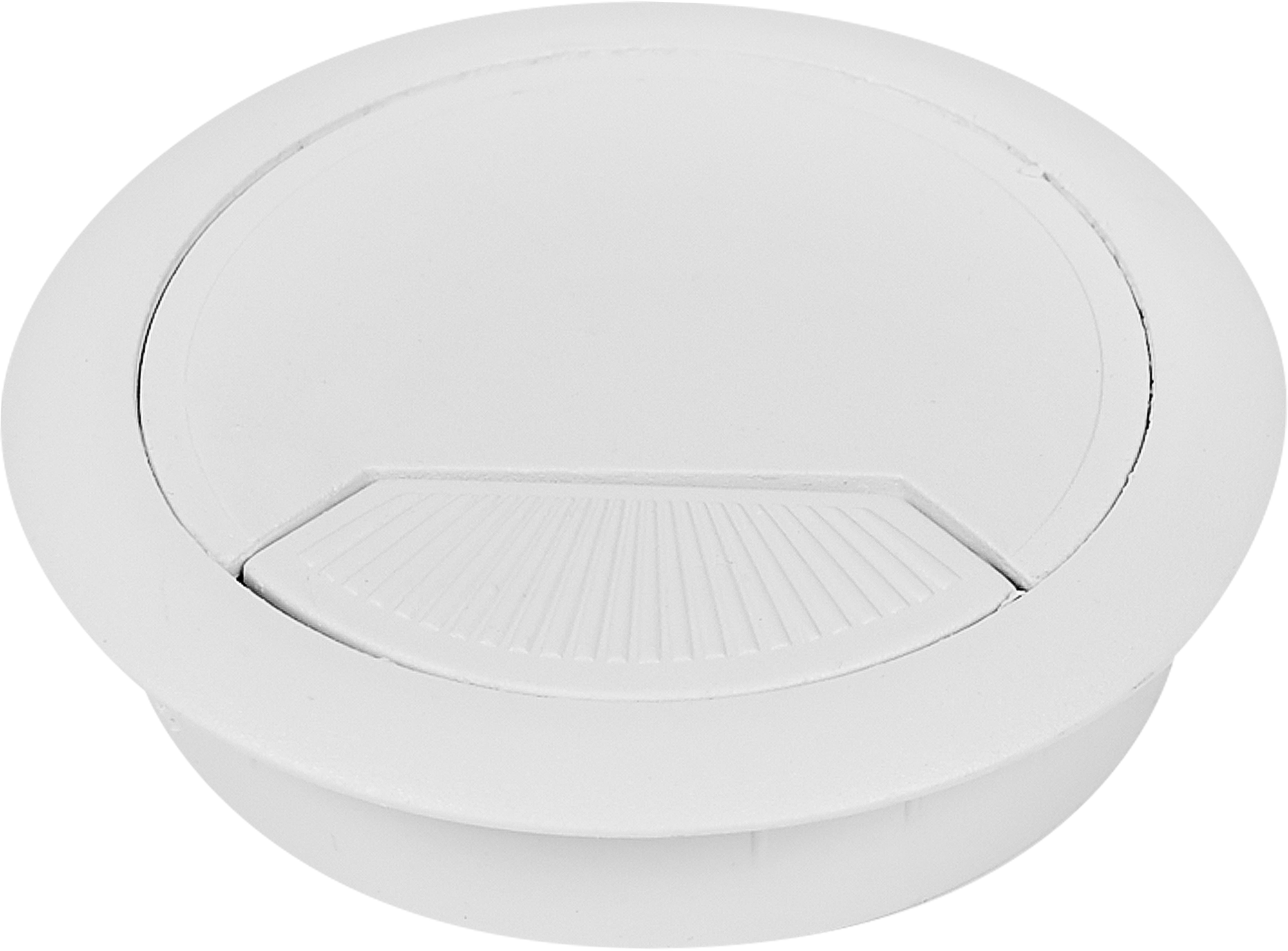 Заглушка кабель-канала Jet d60 мм пластик цвет белый