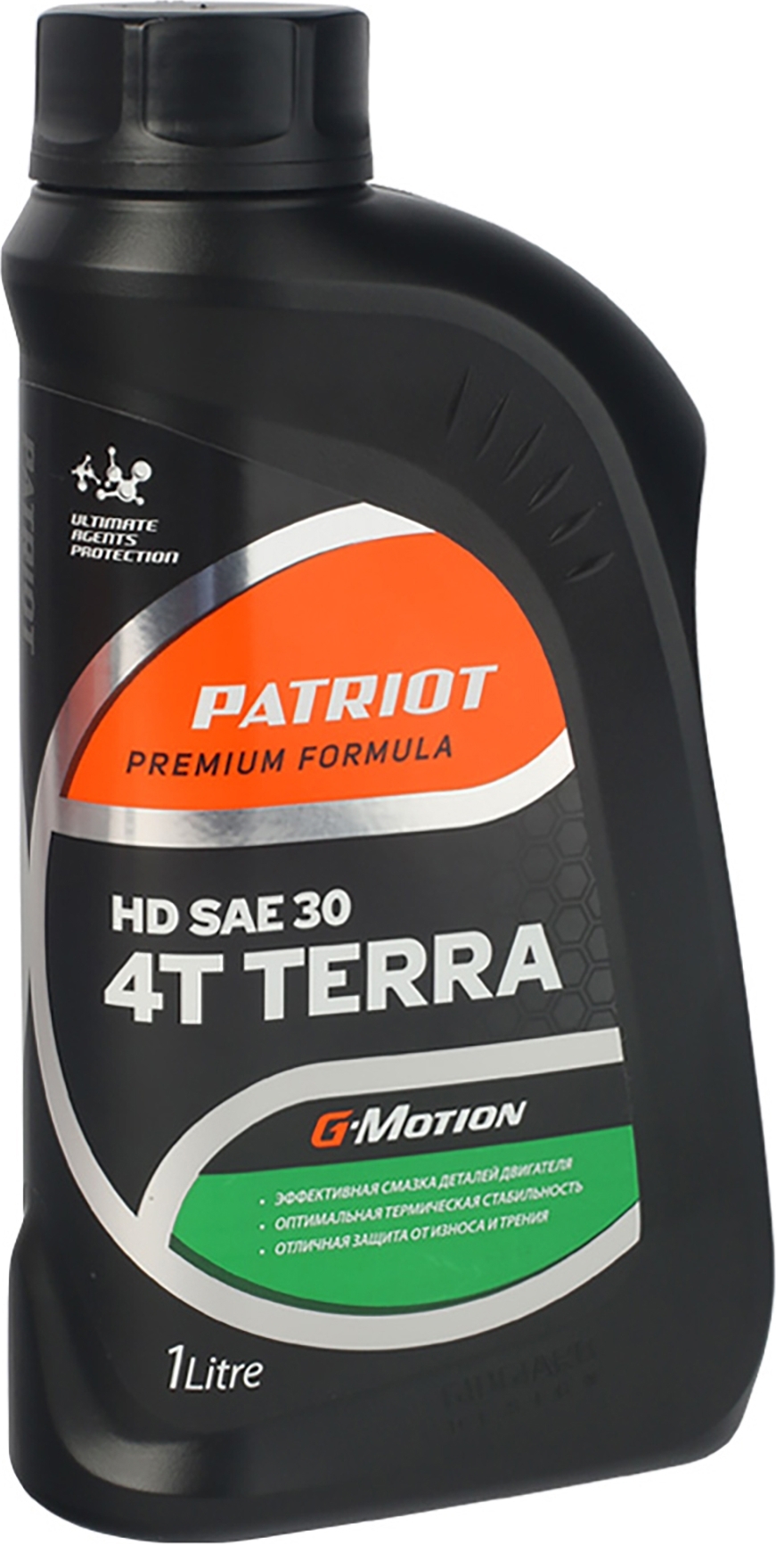 Изображение товара Масло моторное Patriot G-Motion HD SAE 30 4Т 1 л минеральное качество