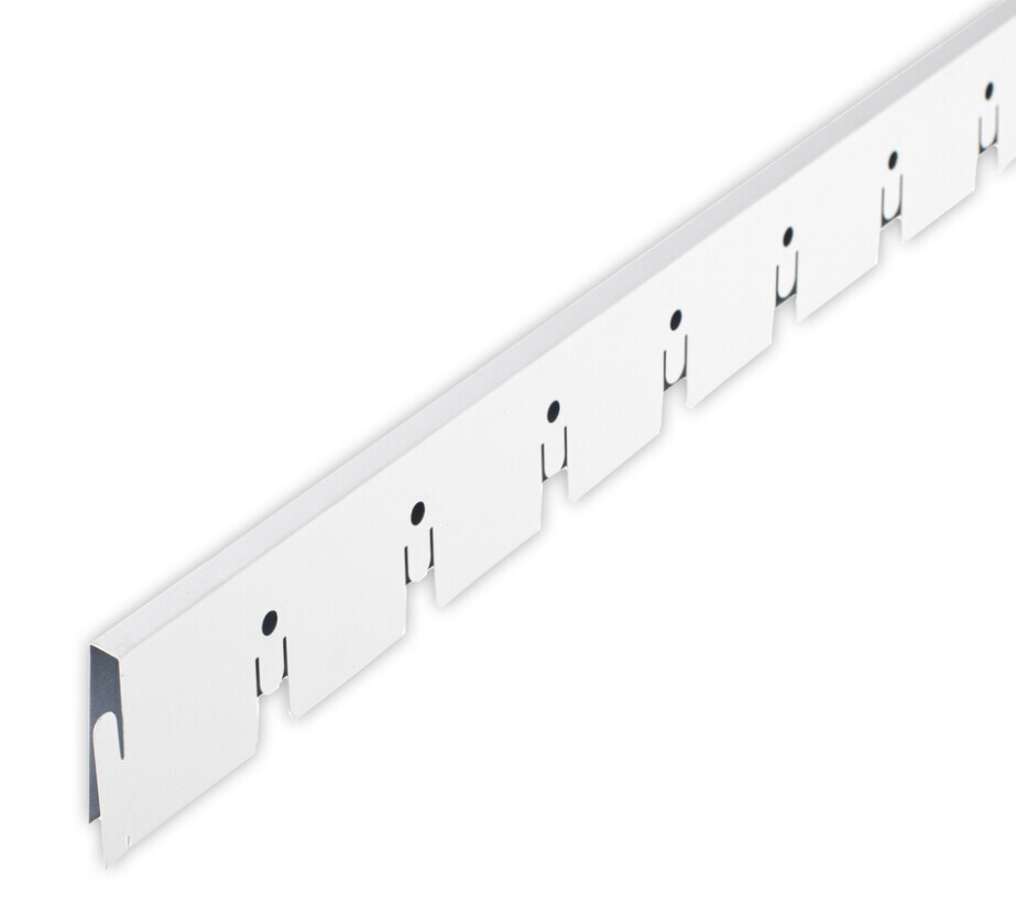 Рейка направляющая грильято Албес 50x50x40 мм белый 2.4 м ️ купить по ...