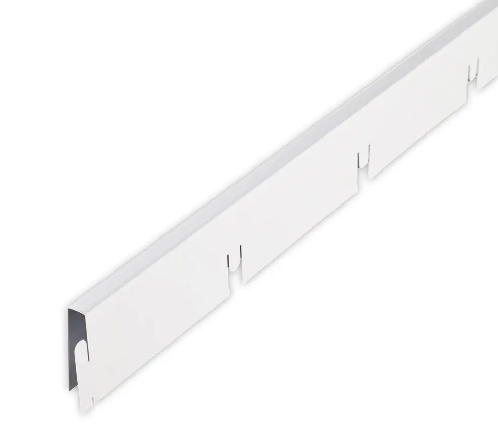 Профиль грильято Албес мама 100x100x40 мм белый 0.6 м