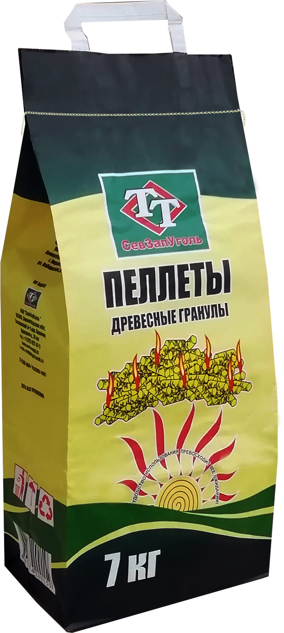 Изображение товара Пеллеты СевЗапУголь древесные 7 кг