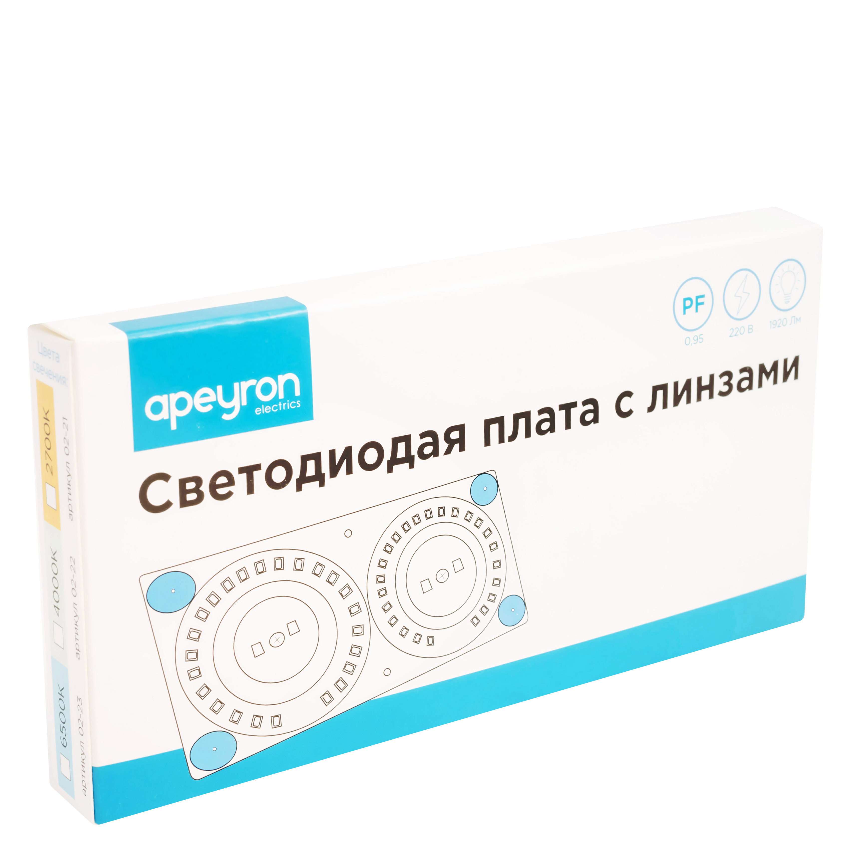 Плата светодиодная 02-21, 24 Вт, 220 В, 1920 Лм, степень защиты IP20 - 3