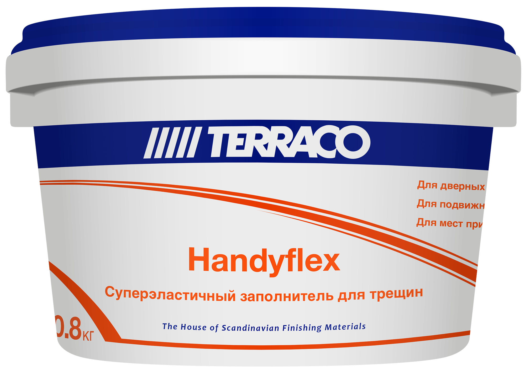 Изображение товара Шпаклевка для стыков гипсокартона TERRACO Handyflex 0.8 кг белая