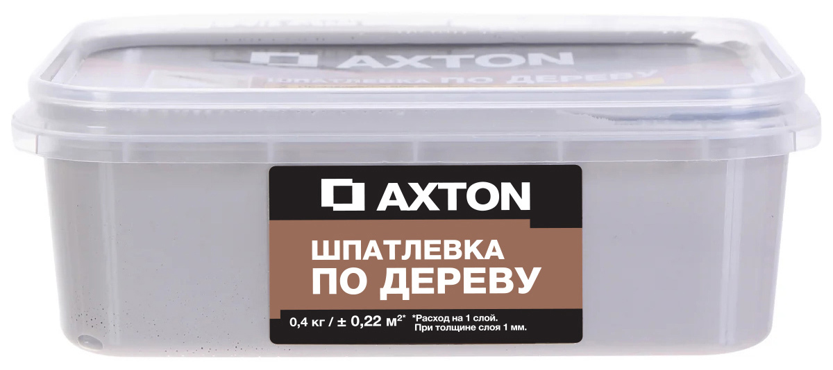 Изображение товара Шпатлёвка Axton Тач для дерева 0,4 кг, маскировка дефектов