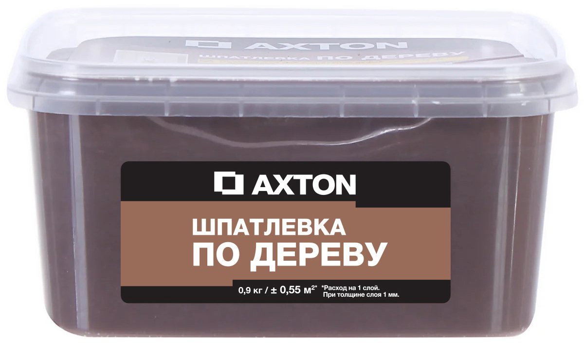 Изображение товара Шпатлёвка Axton для дерева 0.9 кг эспрессо Изображение товара Шпатлёвка Axton для дерева 0.9 кг эспрессо