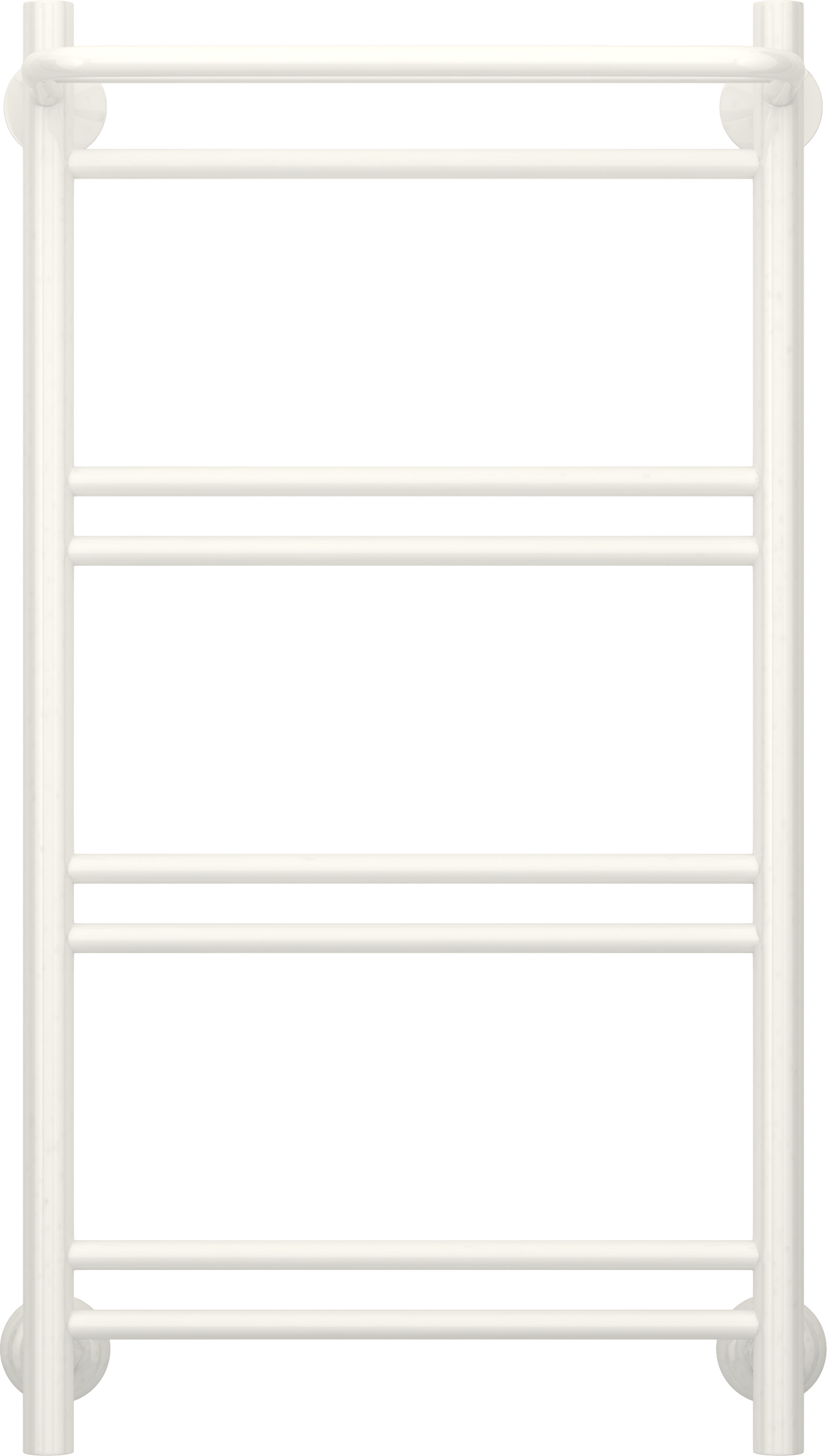 Изображение товара Водяной полотенцесушитель с полкой Сунержа ВПС-51П 80x40 мм нержавеющая сталь белый