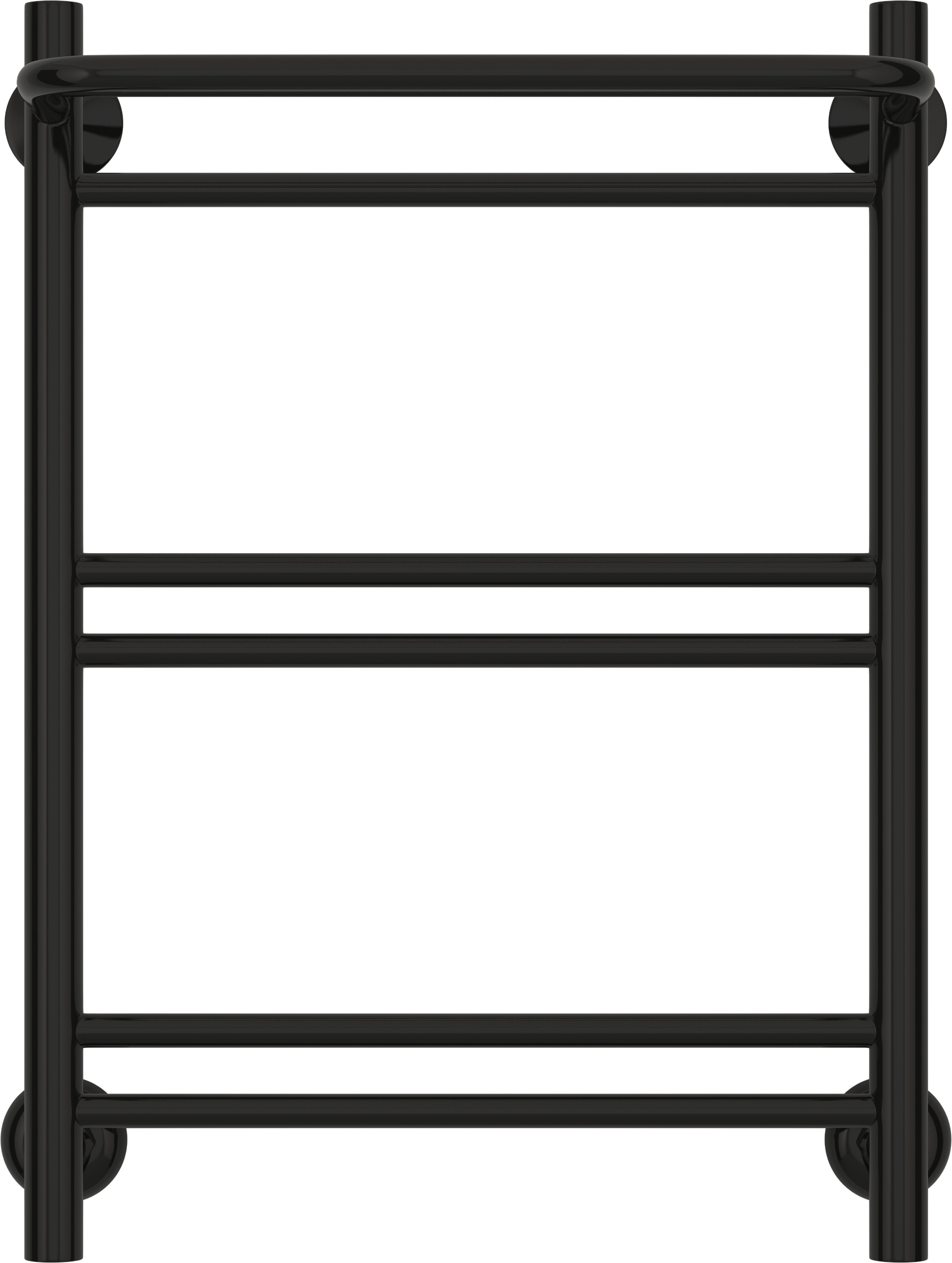 Изображение товара Водяной полотенцесушитель Сунержа ВПС-51П 60x40 мм нержавеющая сталь черный
