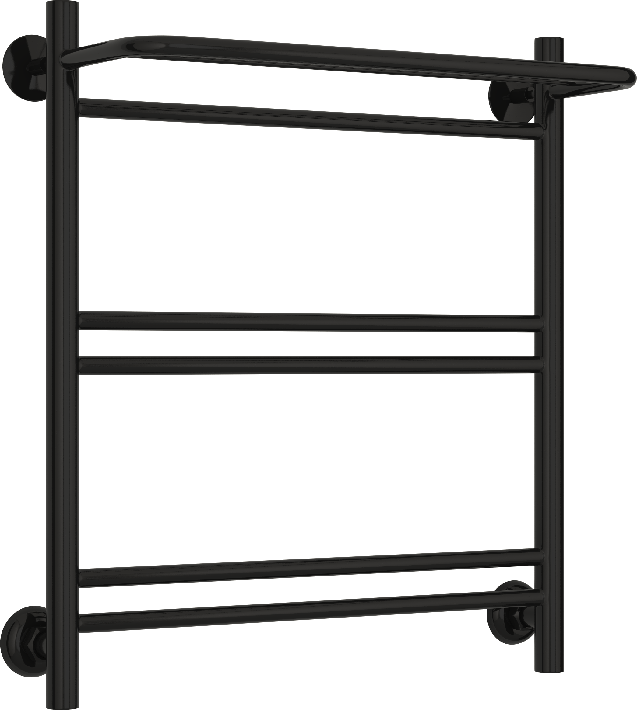 Изображение товара Полотенцесушитель водяной с полкой Сунержа ВПС-51П черный