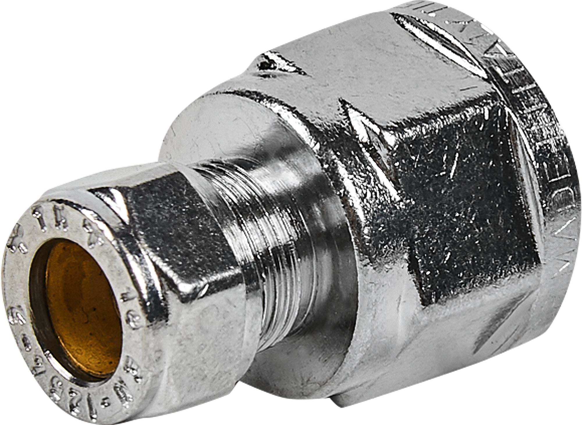 Изображение товара Муфта комбинированная Tiemme 1/2"x10 мм ВР латунь 1130005
