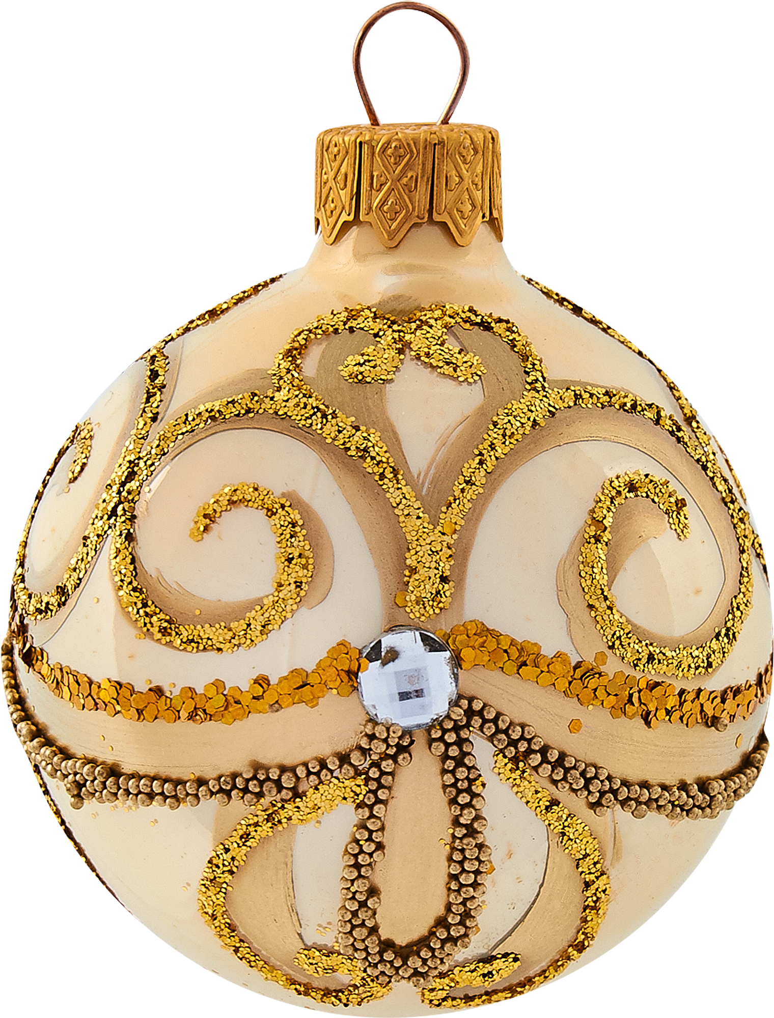 Изображение товара Шар ёлочный "Дивный" 65 мм для новогоднего декора