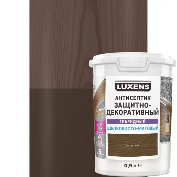 Фото Антисептик Luxens гибридный цвет орех 0.9л