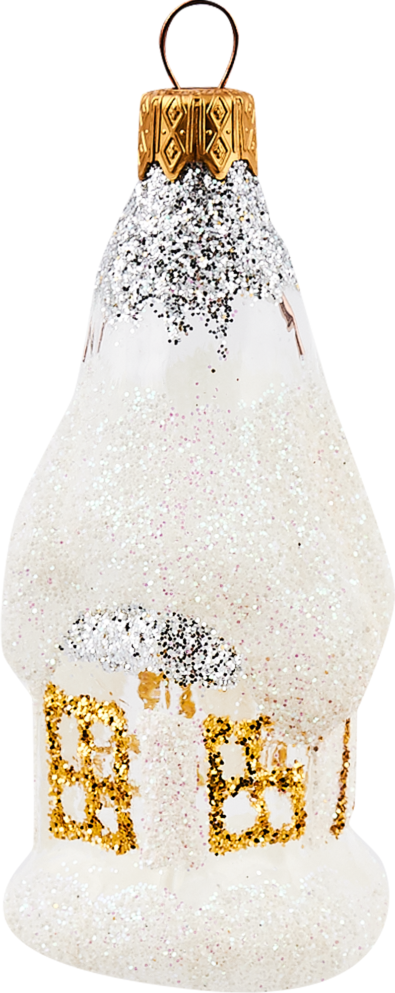 Изображение товара Ёлочное украшение "Домик" из стекла для новогодней ели