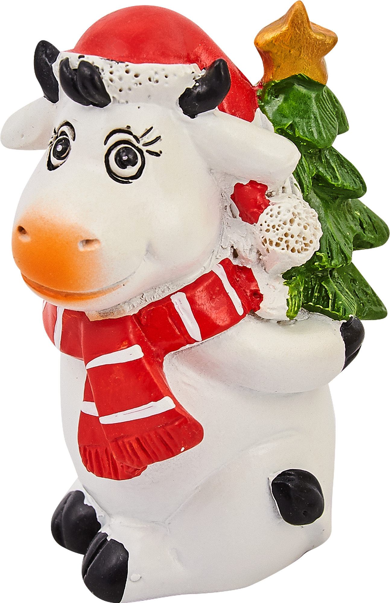 Изображение товара Новогодняя фигурка Символ года из пластика для интерьера 8х6 см