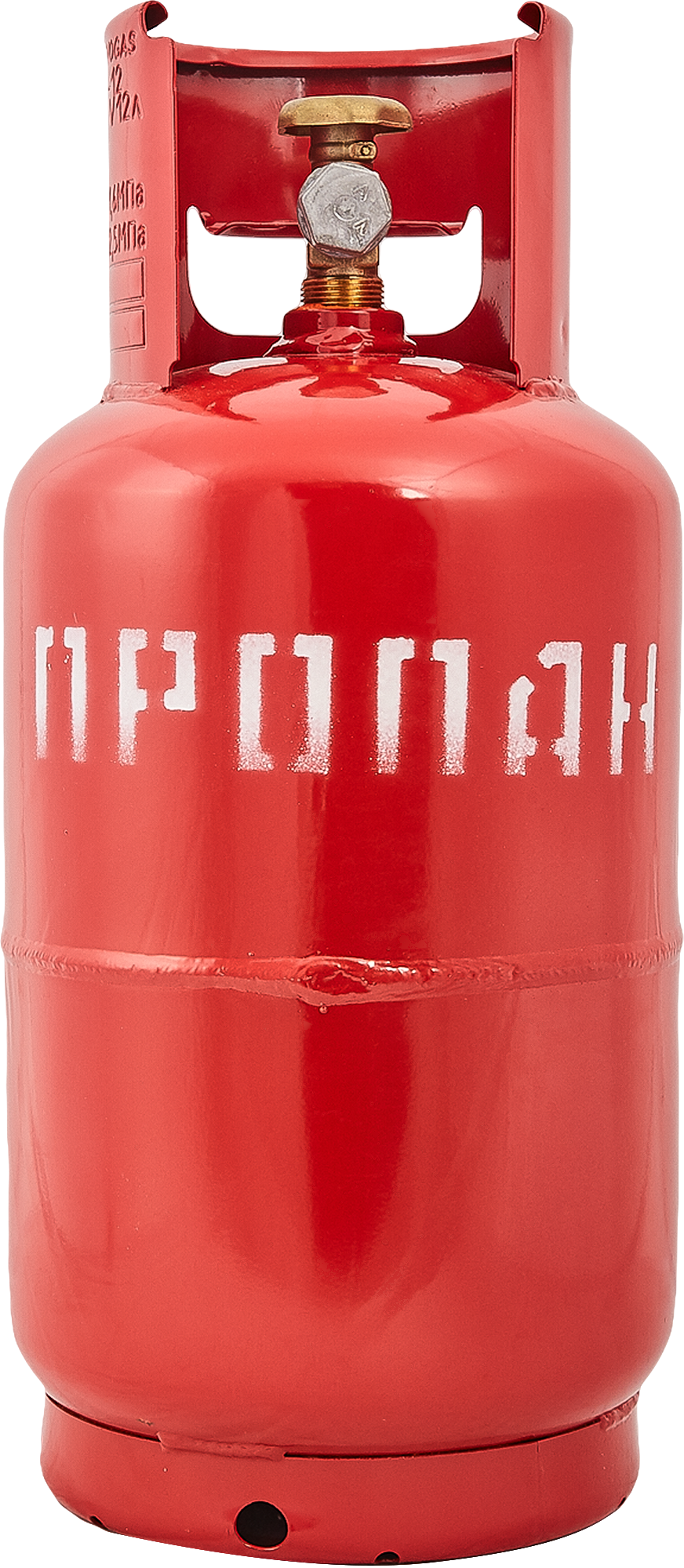 Изображение товара Газовый баллон с вентилем ВБ-2 12 л стальной с предохранительным клапаном