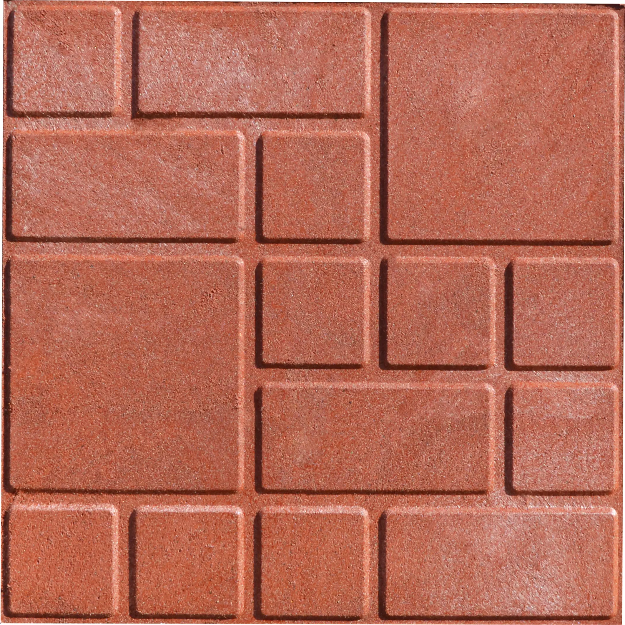 Плитка тротуарная полимерпесчаная 330x330x20 мм цвет красный