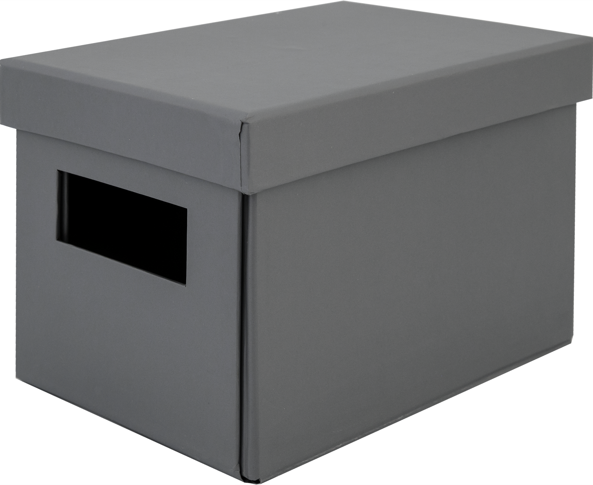 Изображение товара Коробка складная из картона 20x14x13 см серый для хранения
